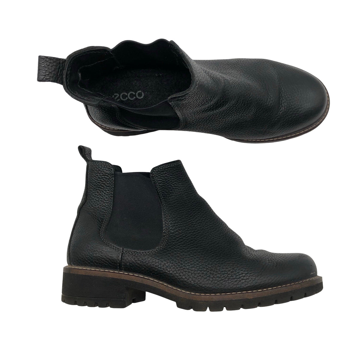 Unisex Ecco - Poolsaapad, suurus 39 - Must (1)
