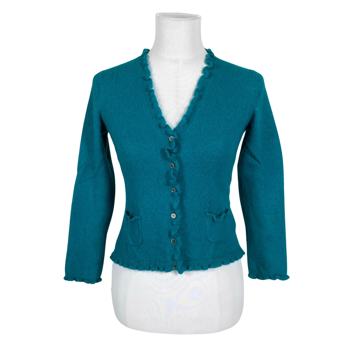 Unisex Lo'x - Kardigan, suurus 36 - Türkiis (1)