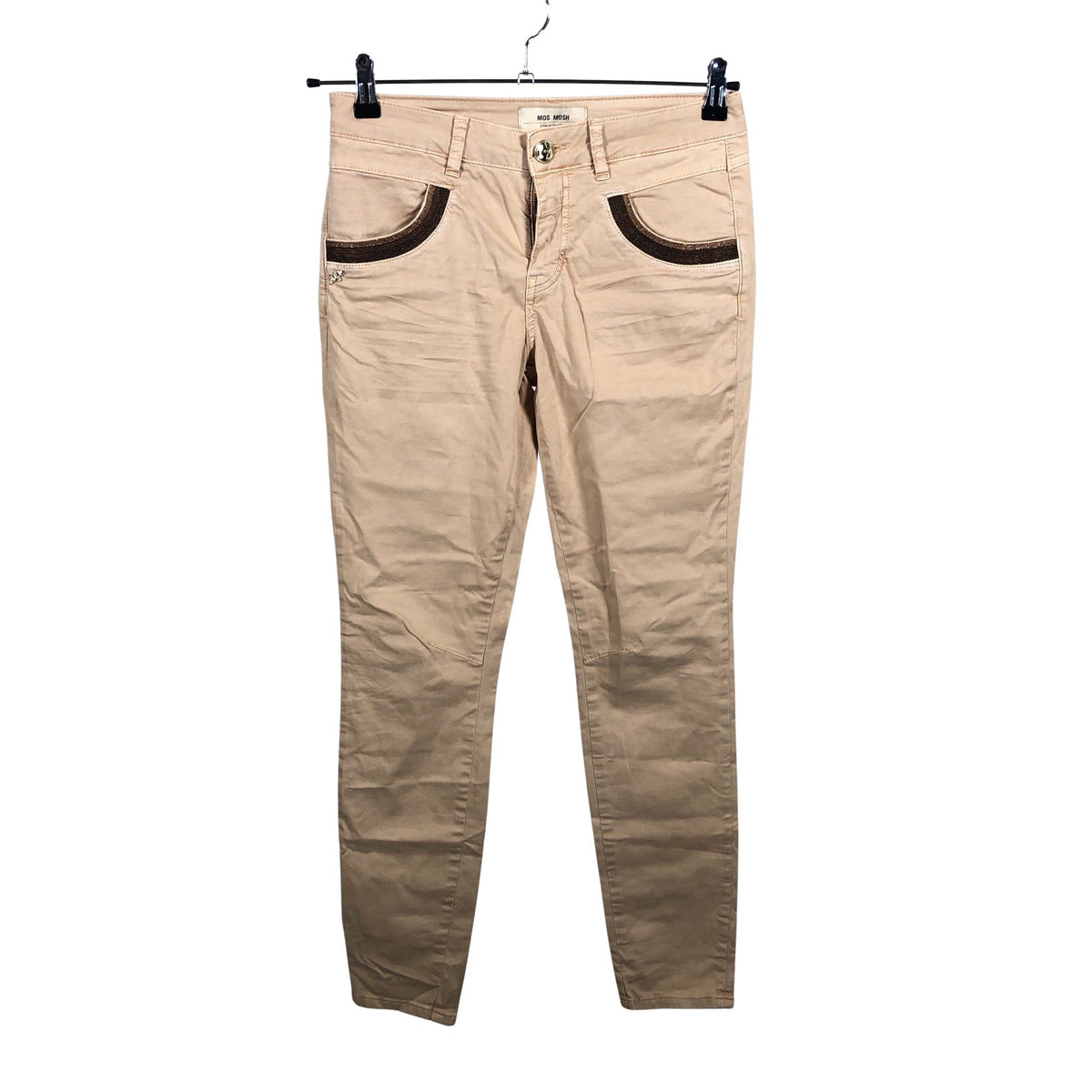 Unisex Mos Mosh - Mittevenivad püksid, suurus 38 - Beige (1)