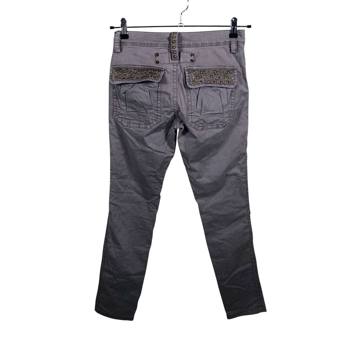Unisex Mos Mosh - Mittevenivad püksid, suurus 38 - Hall (2)