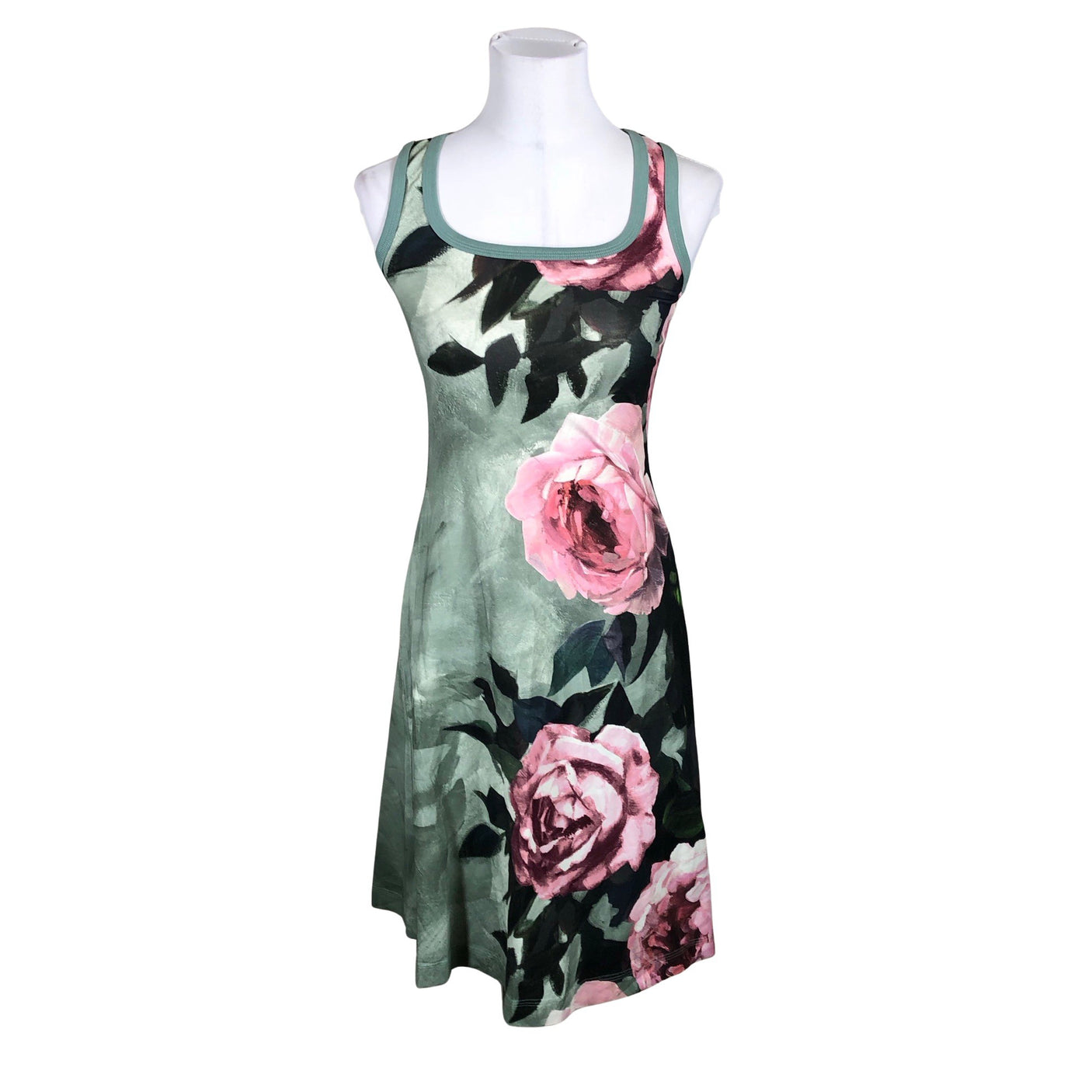 Unisex Ommellinen - Trikotaažist kleit, suurus 34 - Roheline (1)
