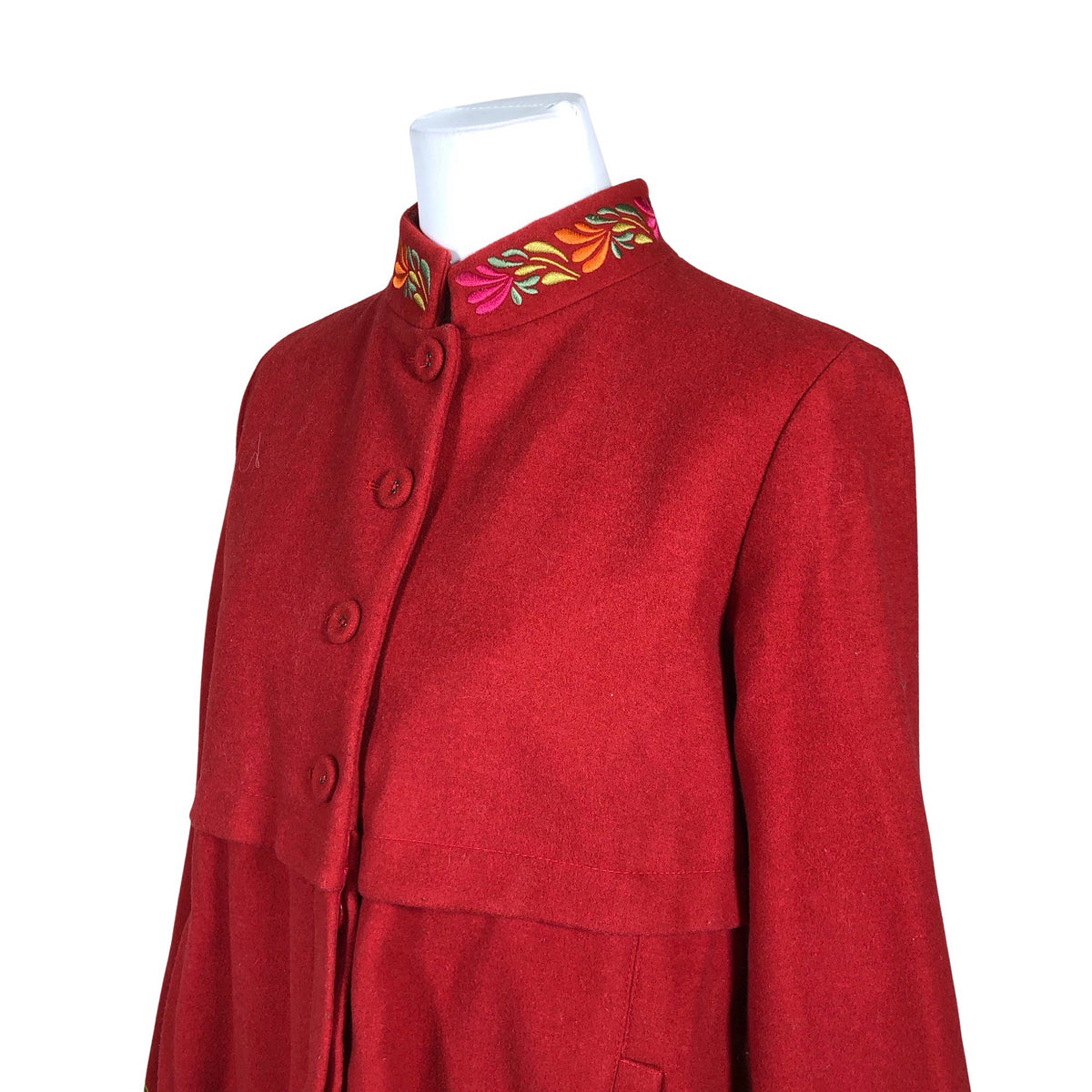 Unisex Gudrun Sjöden - Villane mantel, suurus 38 - Punane (3)