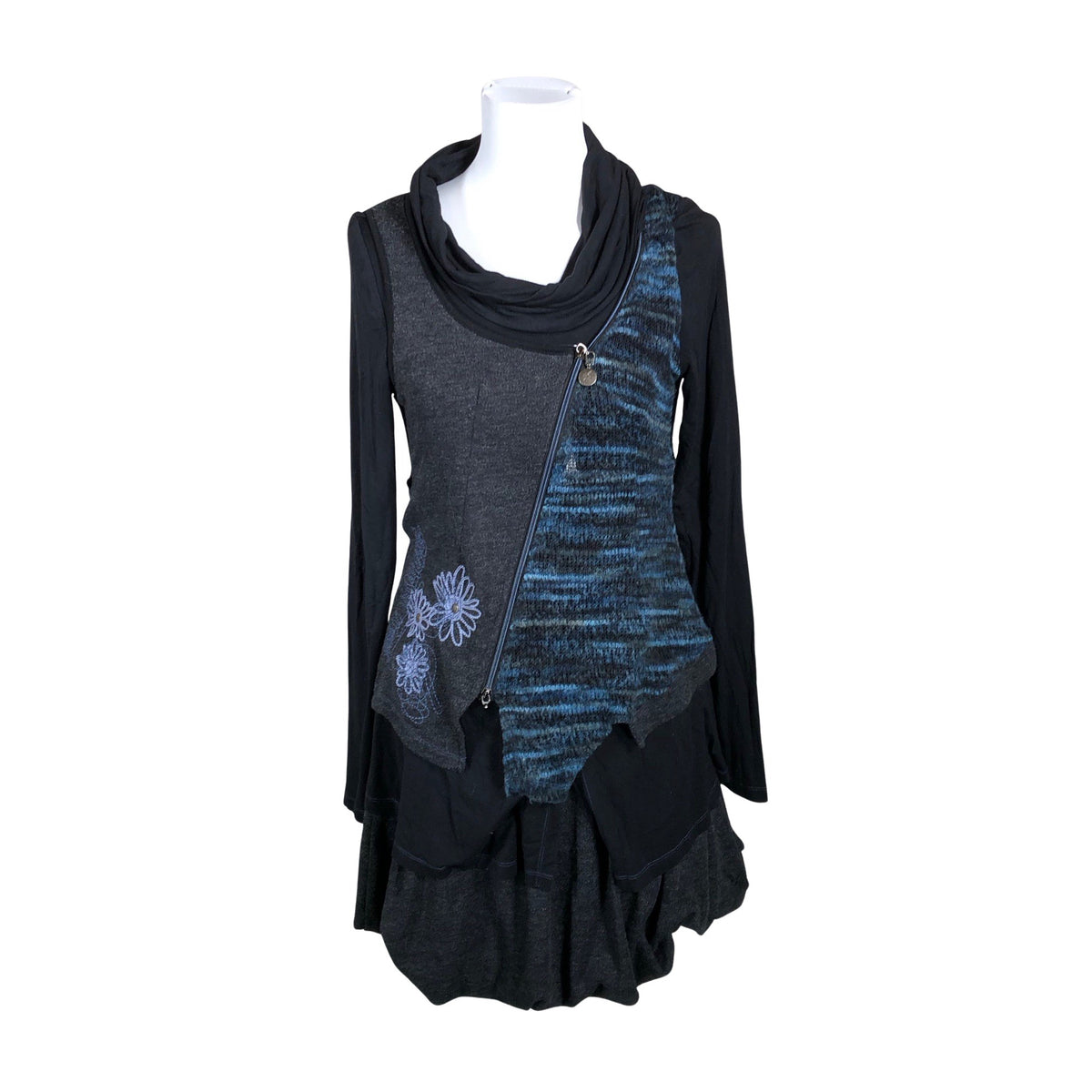 Unisex C' Fait Pour Vous - Kootud kleit, suurus 38 - Must (1)