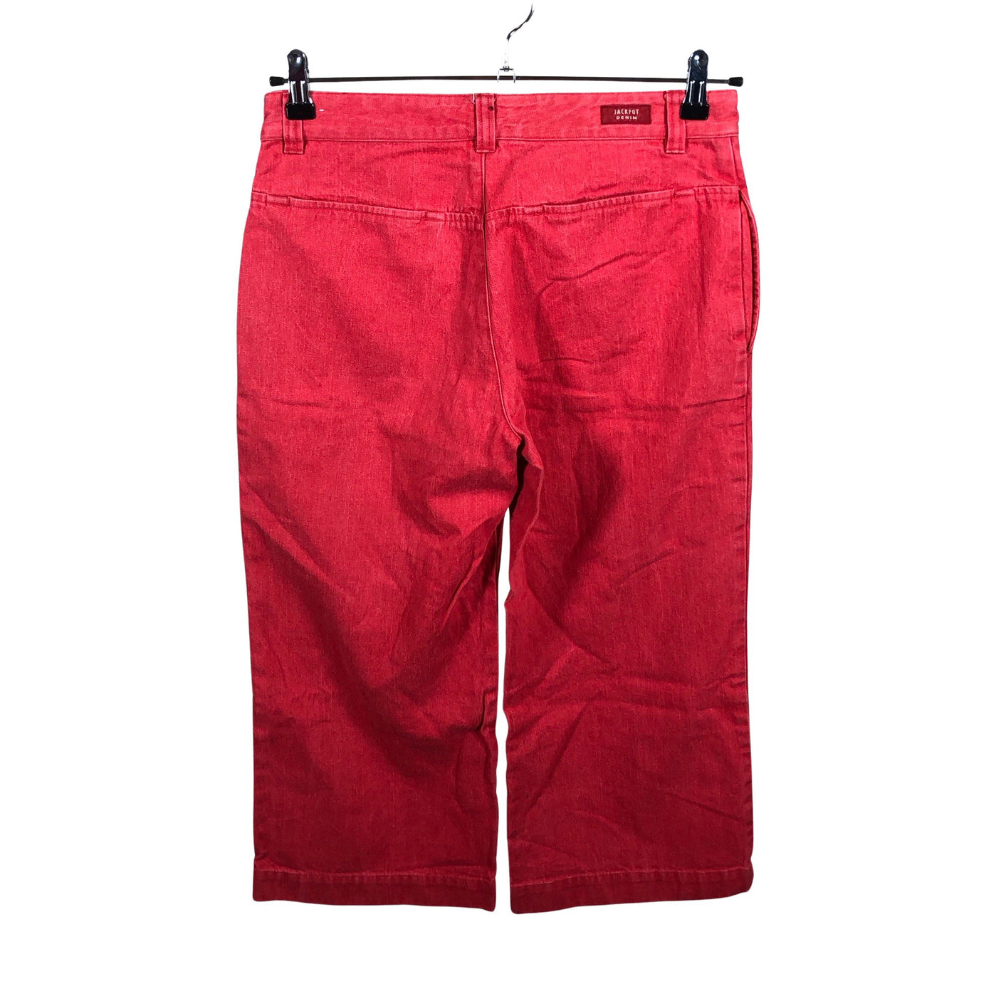 Unisex Jackpot - Teksast poolpikad püksid, suurus W30 - Punane (2)