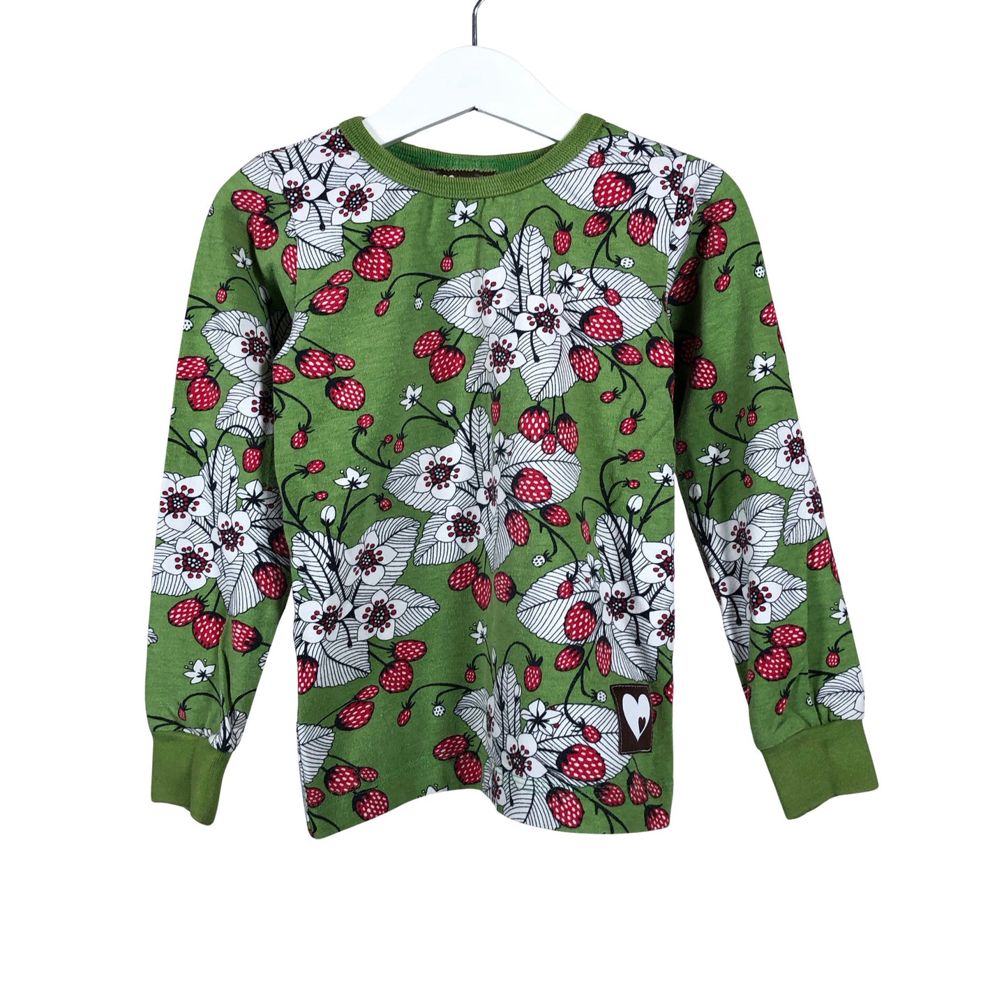 Unisex Maitotyttö - Trikotaažist pluus, suurus 104 - 110 - Roheline (1)