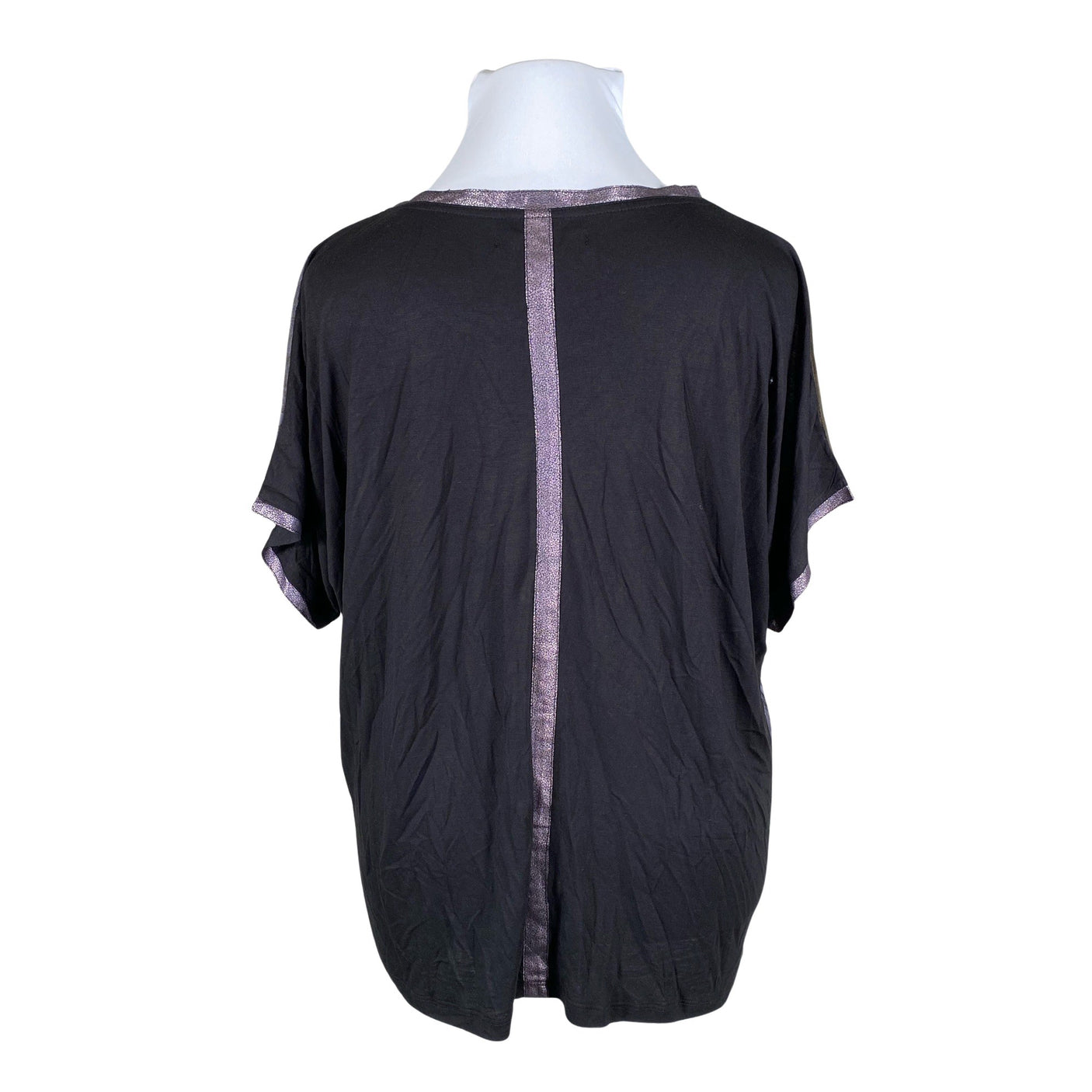 Unisex Soyaconcept - Lühikeste käistega pluus, suurus 44 - Lilla (2)