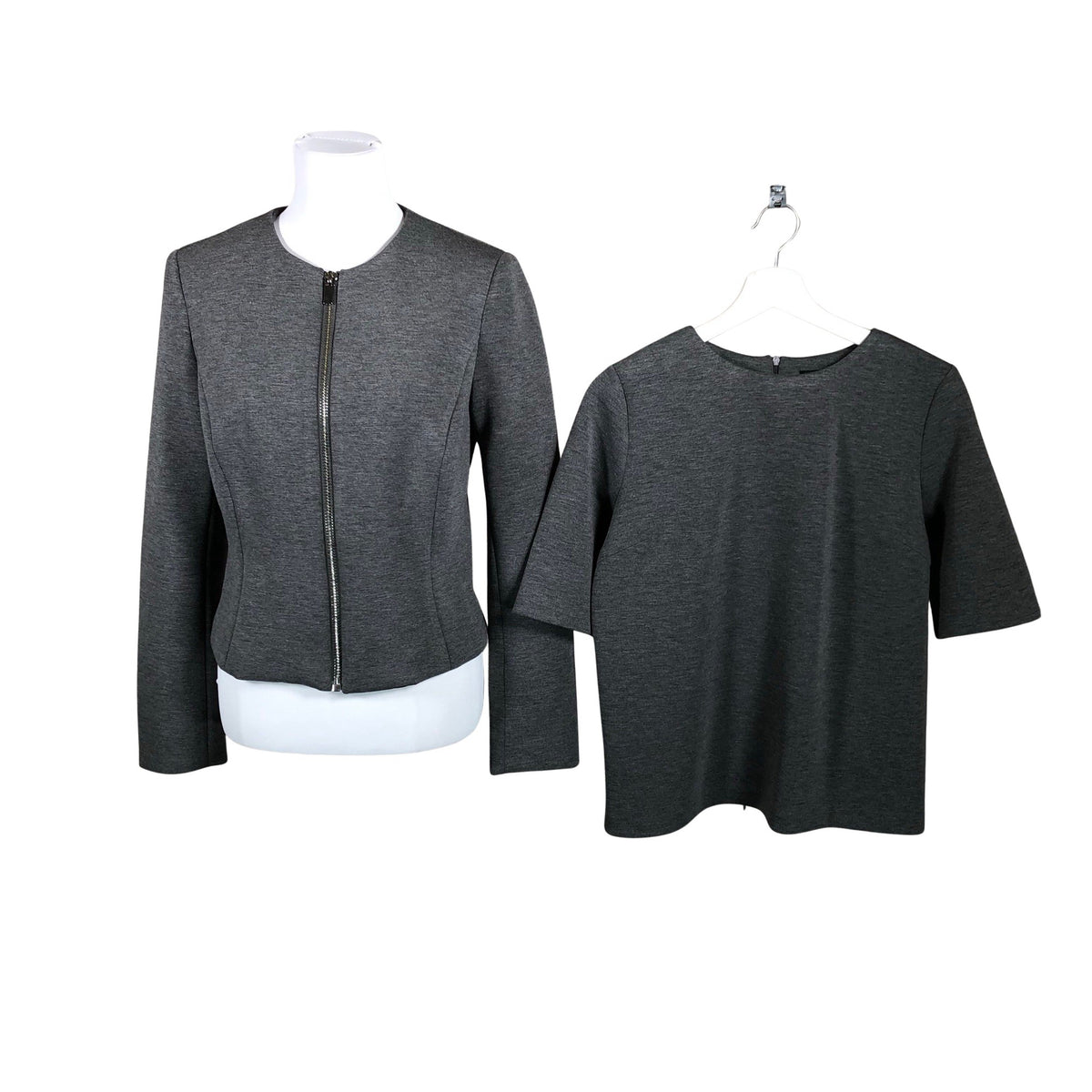 Unisex Your Face - Dressikangast jakk, suurus 38 - Hall (2)