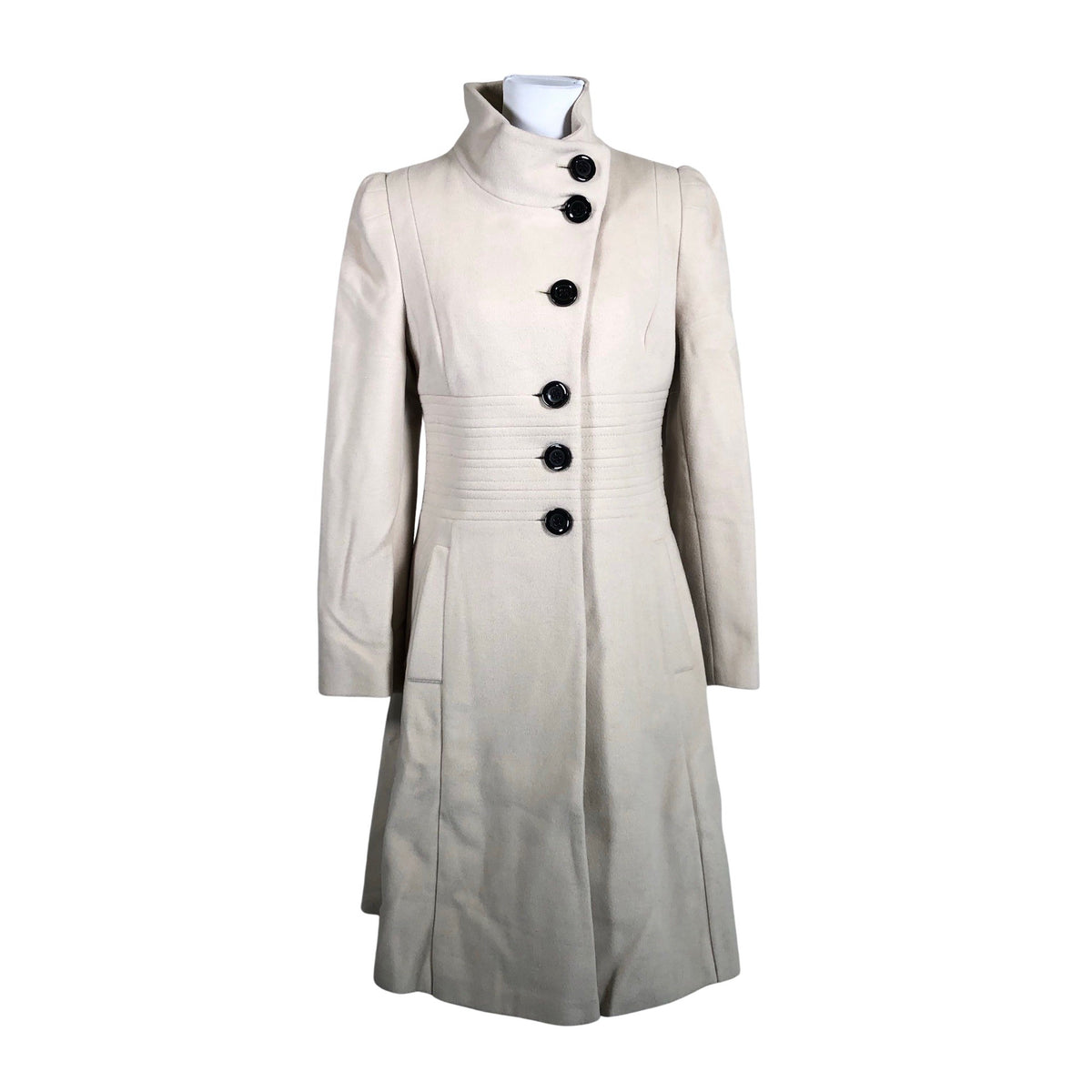 Unisex Erich Fend - Villane mantel, suurus 38 - Beige (1)