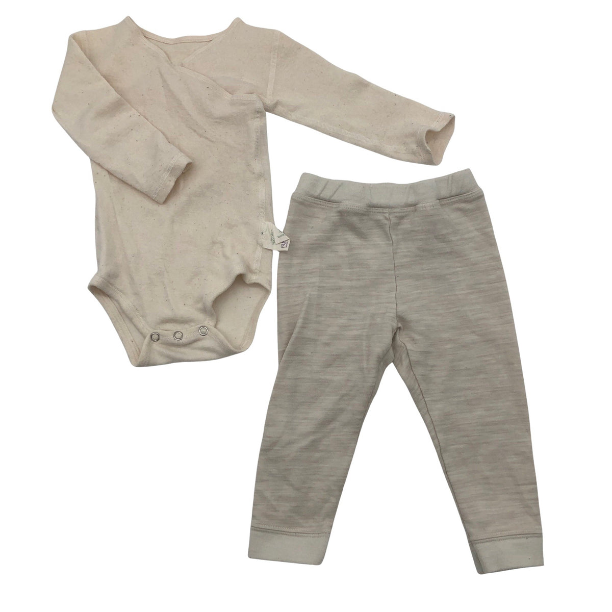 Unisex Ruskovilla - Bodi, suurus 74 - 80 - Looduslik valge (1)