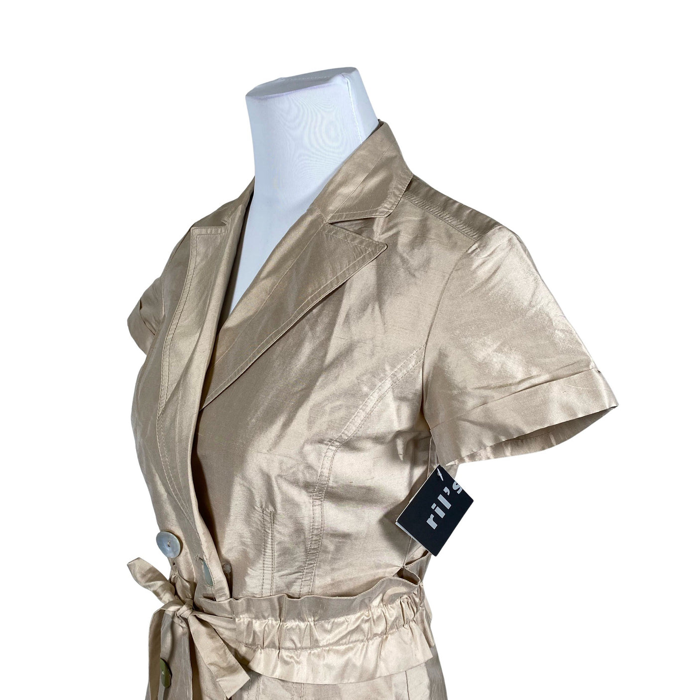 Unisex Ril's - Pidulik kleit, suurus 34 - Beige (2)