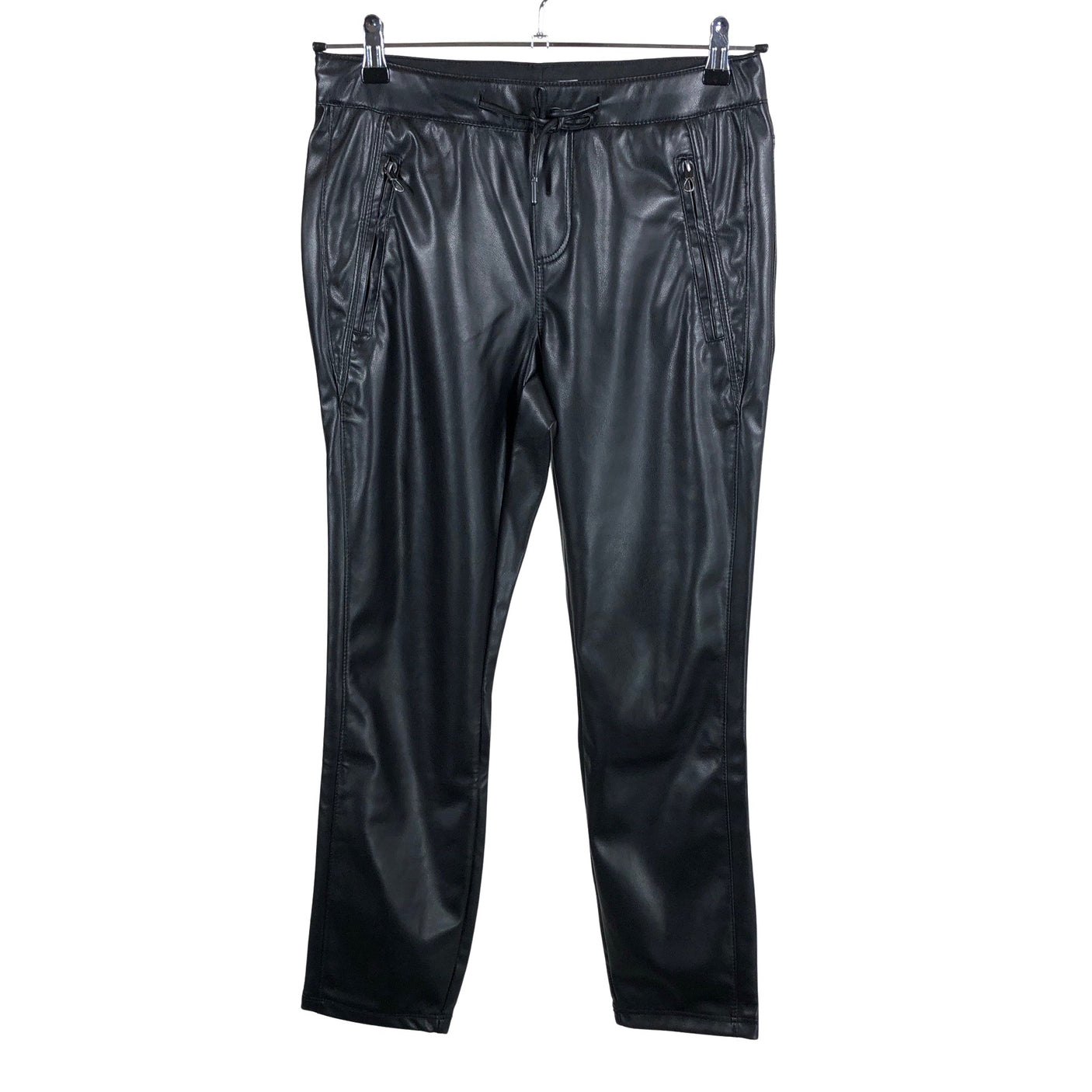 Unisex Red Button - Nahkpüksid, suurus 38 - Must (1)