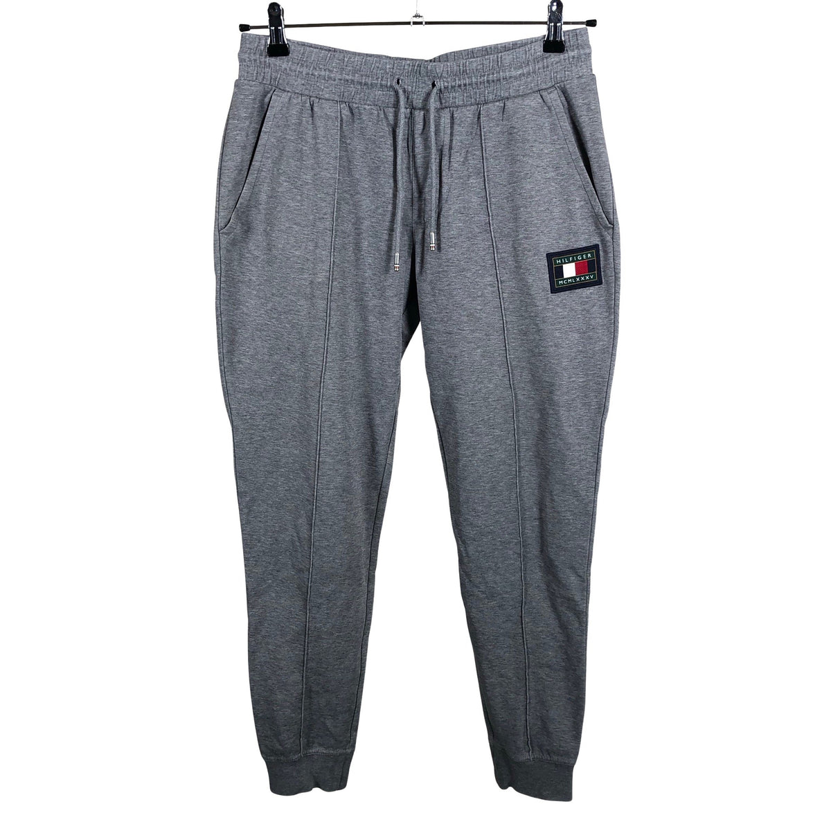 Unisex Tommy Hilfiger - Dressikangast püksid, suurus M - Hall (1)