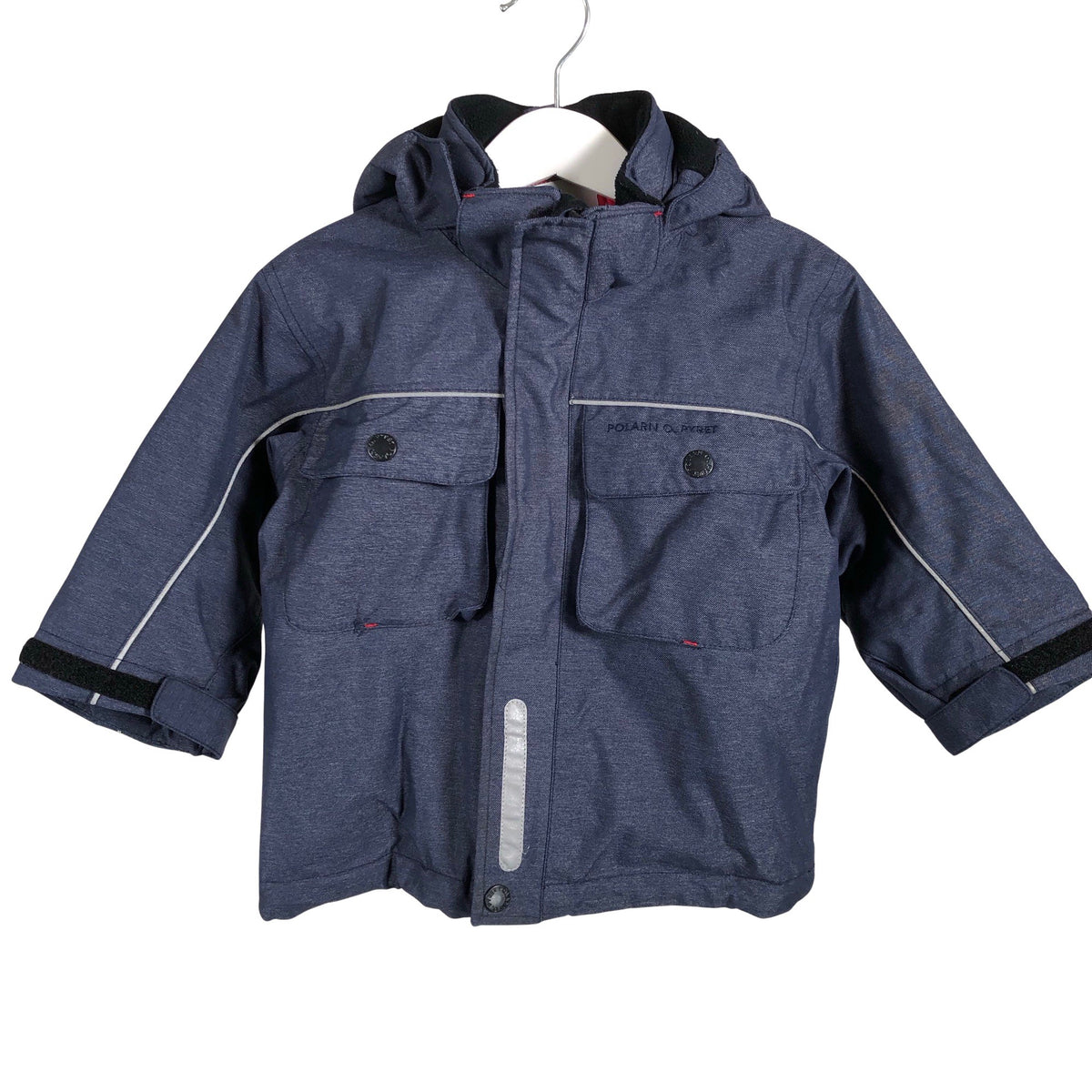 Unisex Polarn O. Pyret - Õhem talvejope, suurus 98 - 104 - Must (1)