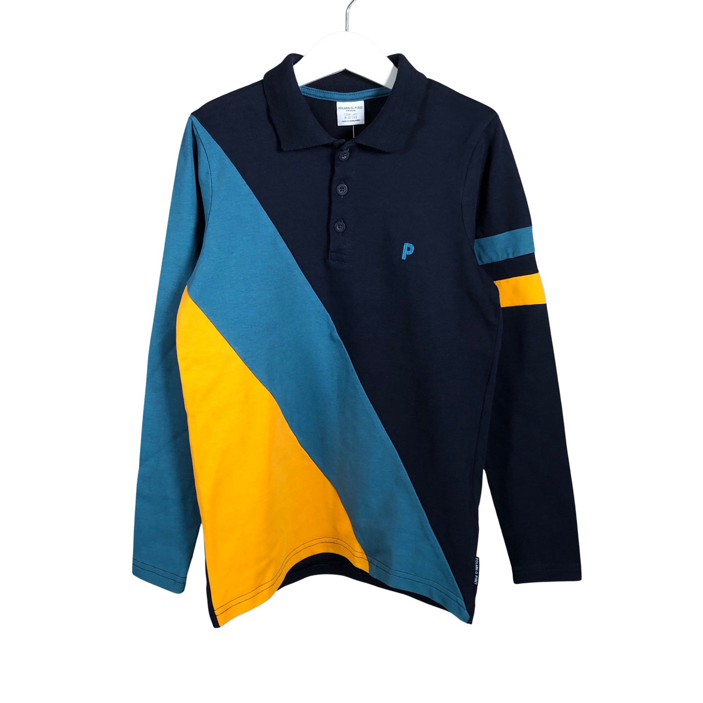 Unisex Polarn O. Pyret - Dressikangast pluus, suurus 134 - 140 - Sinine (1)