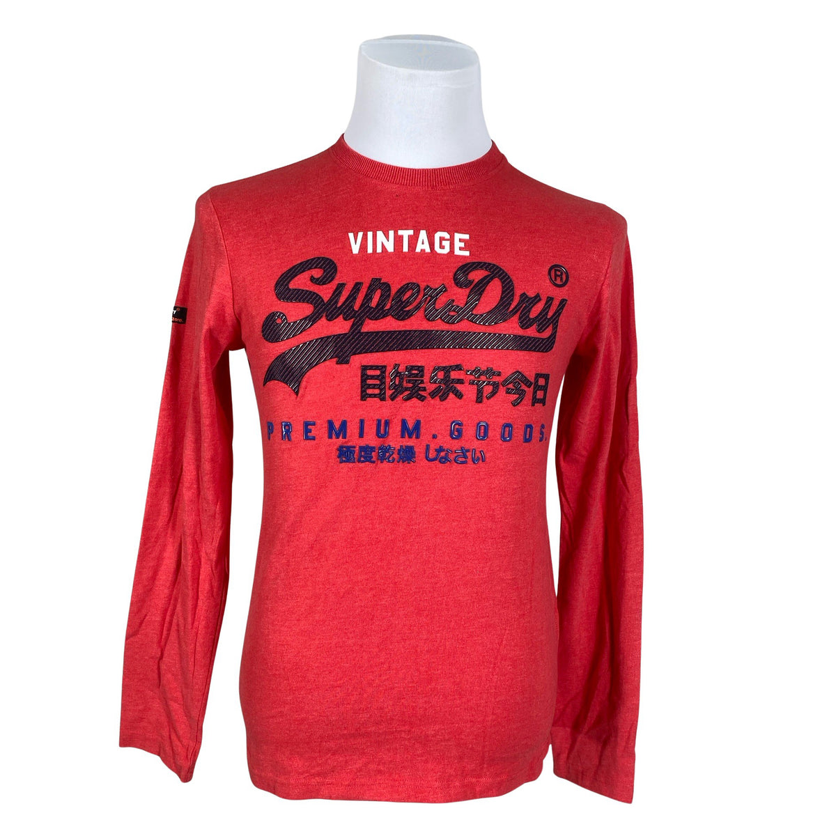 Unisex Superdry - Trikotaažist pluus, suurus S - Punane (1)