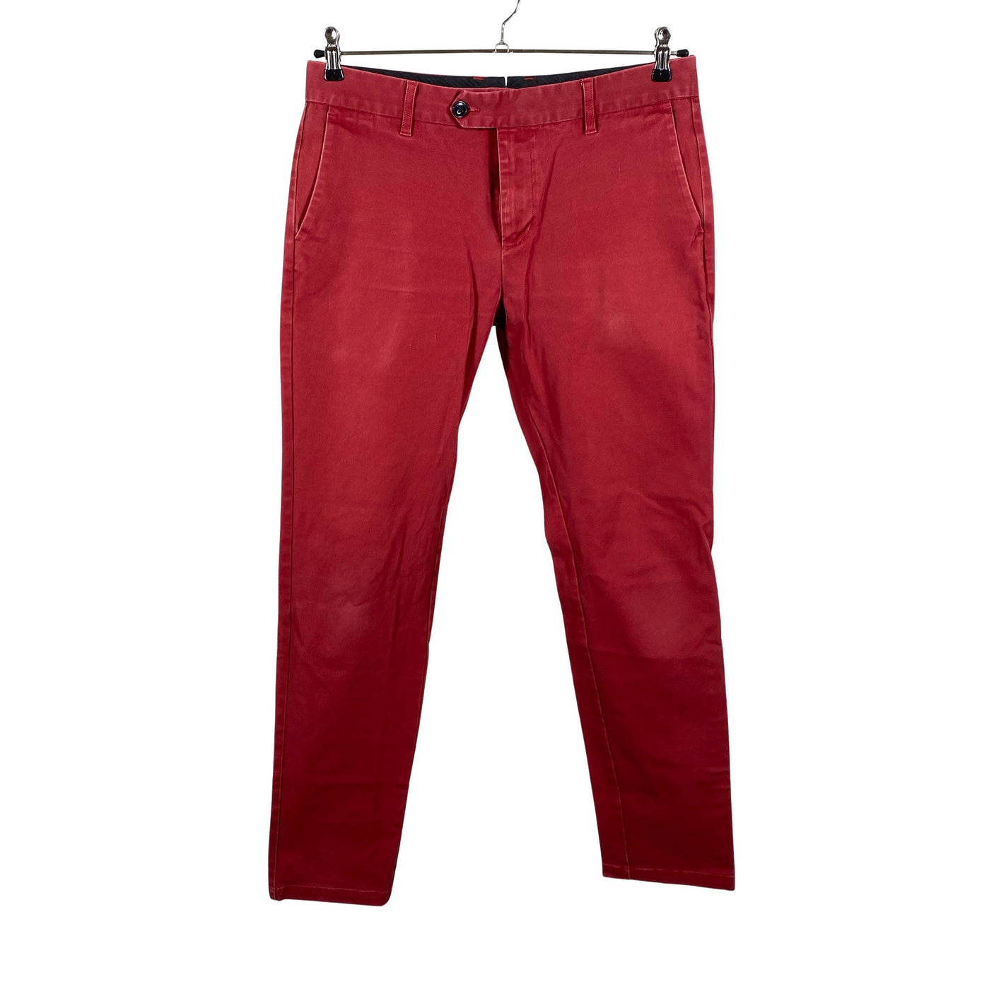 Unisex Selected - Mittevenivad püksid, suurus M - Punane (1)