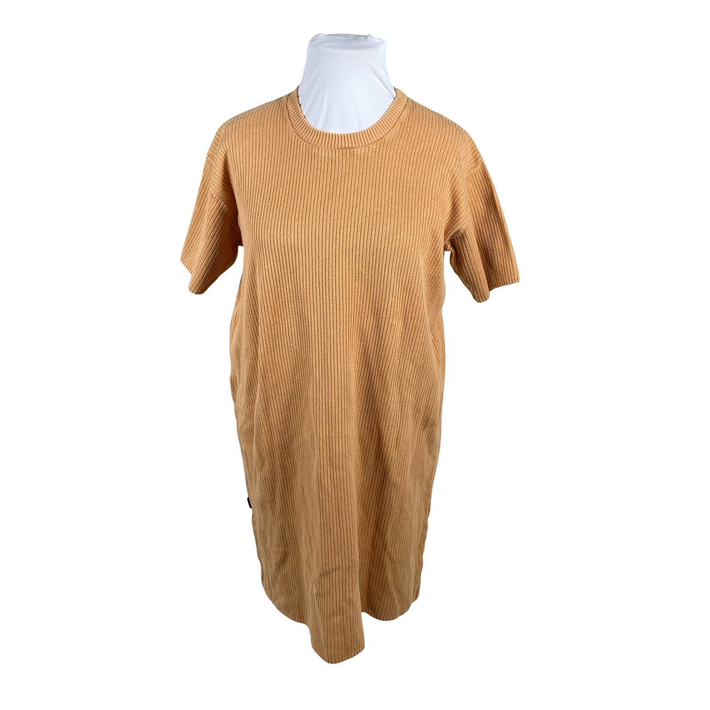 Unisex Kaino - Kootud kleit, suurus 42 - Oranž (1)