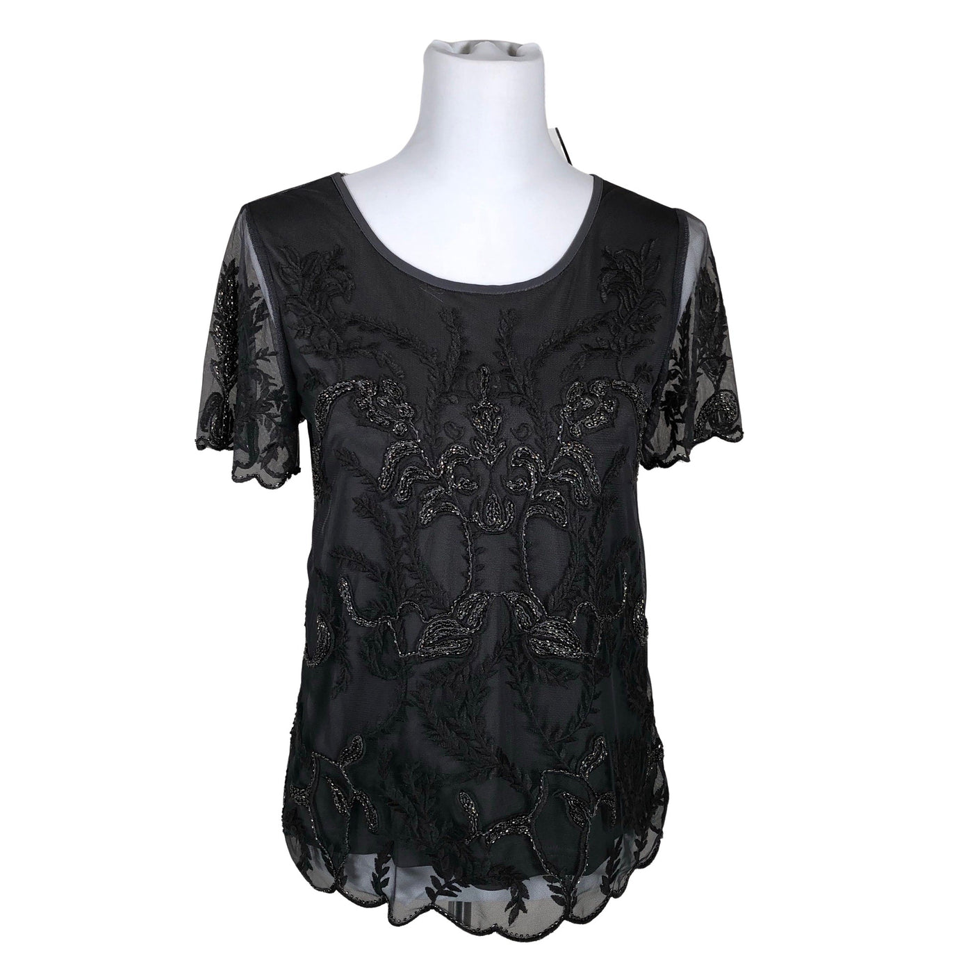 Unisex OR Collection - Lühikeste käistega pluus, suurus 38 - Hall (1)