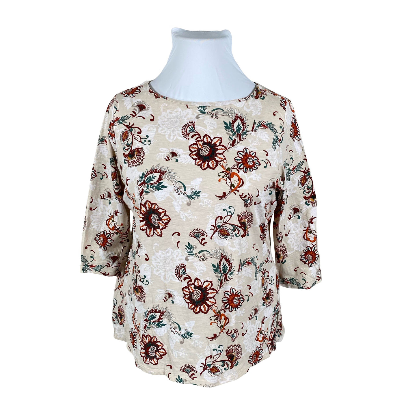 Unisex Per Una by Marks & Spencer - Trikotaažist pluus, suurus 44 - Beige (1)