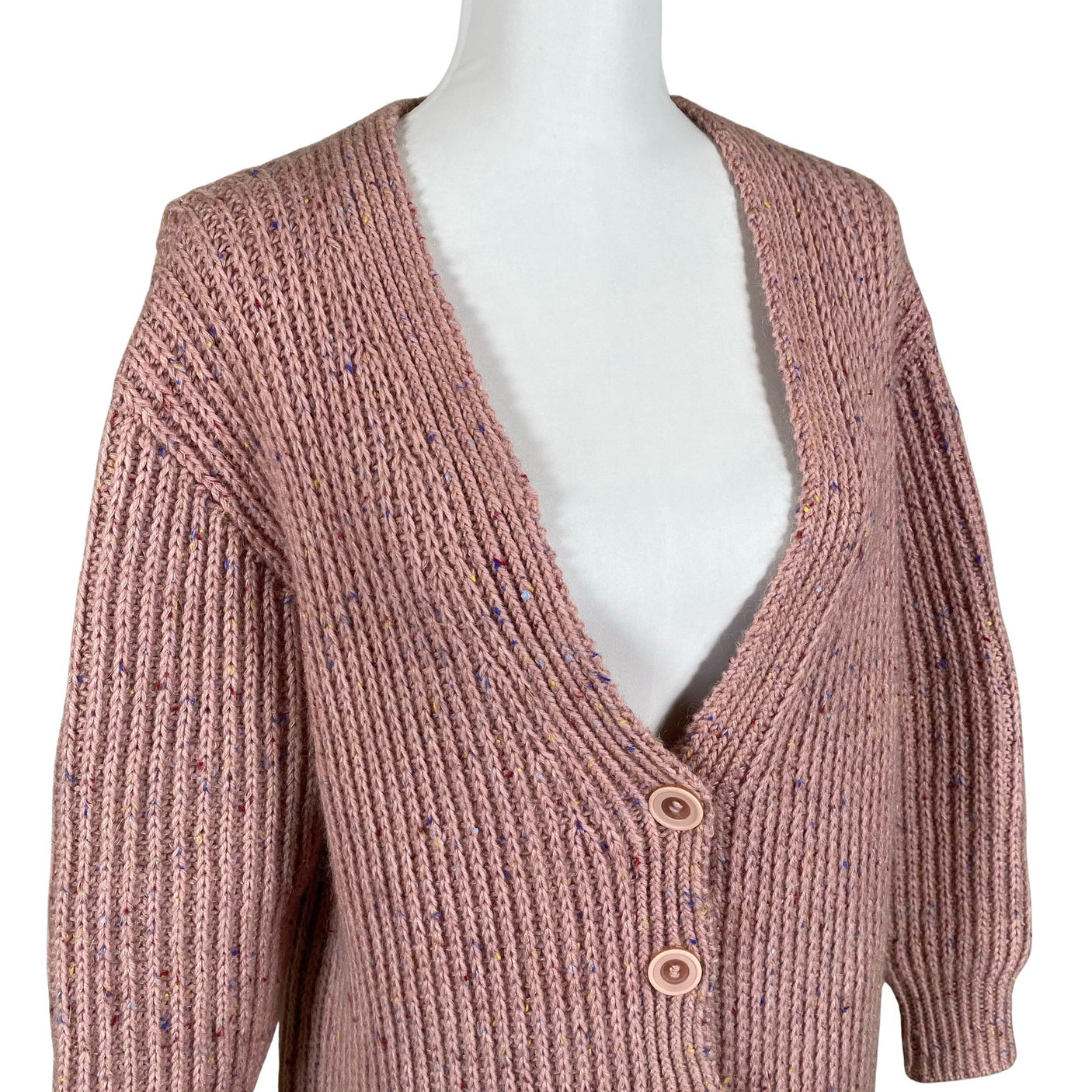 Unisex Handmade - Kardigan, suurus 40 - Heleroosa (3)