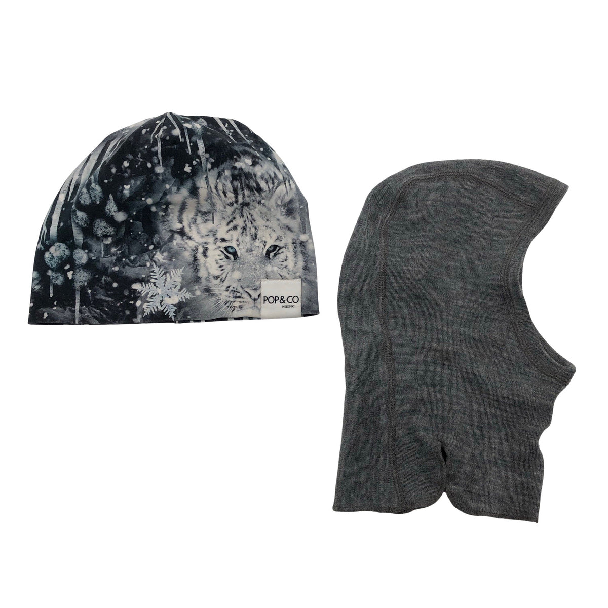 Unisex Polarn O. Pyret - Tuukrimüts, suurus 48 - 50 cm - Hall (1)
