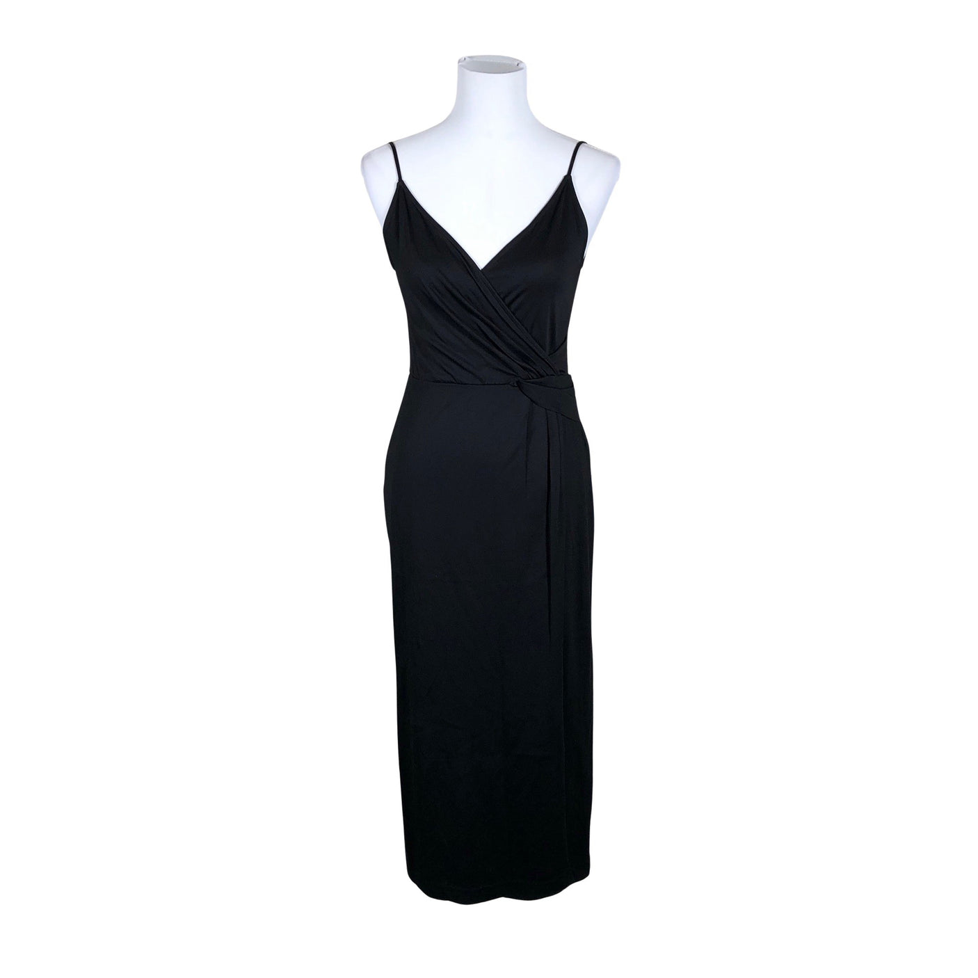 Unisex Massimo Dutti - Trikotaažist kleit, suurus 34 - Must (1)