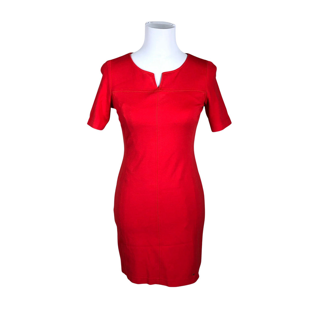 Unisex Taifun - Trikotaažist kleit, suurus 36 - Punane (1)