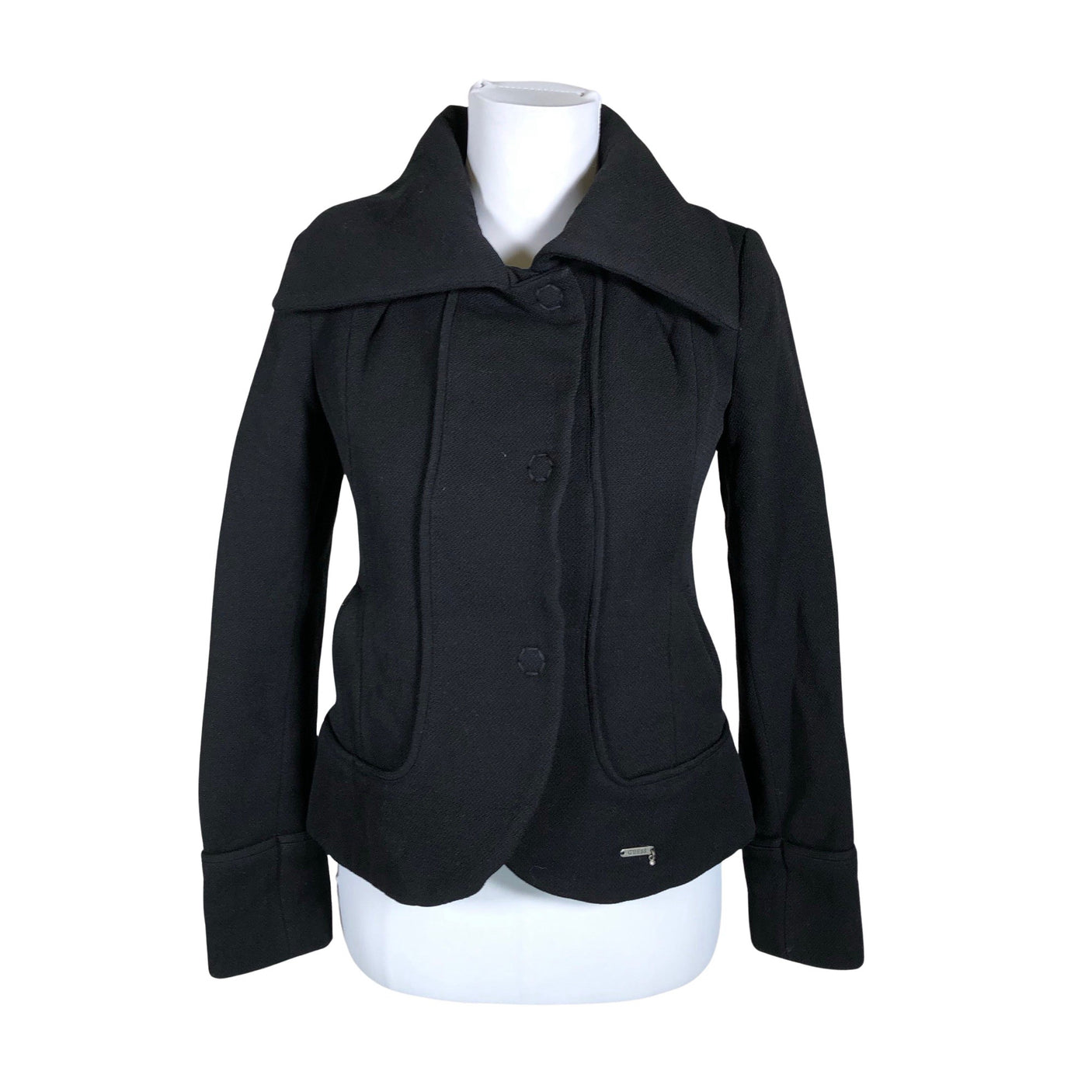 Unisex Marciano by Guess - Villane mantel, suurus 36 - Must (1)