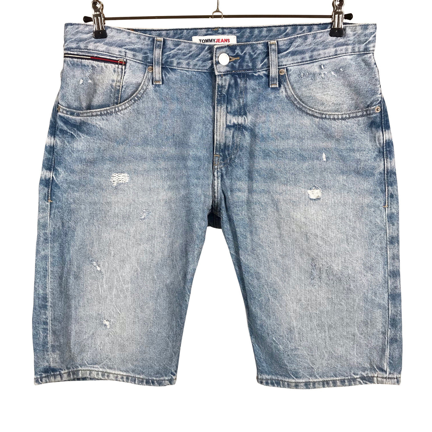 Unisex Tommy Hilfiger - Teksast lühikesed püksid, suurus W34 - Helesinine (1)