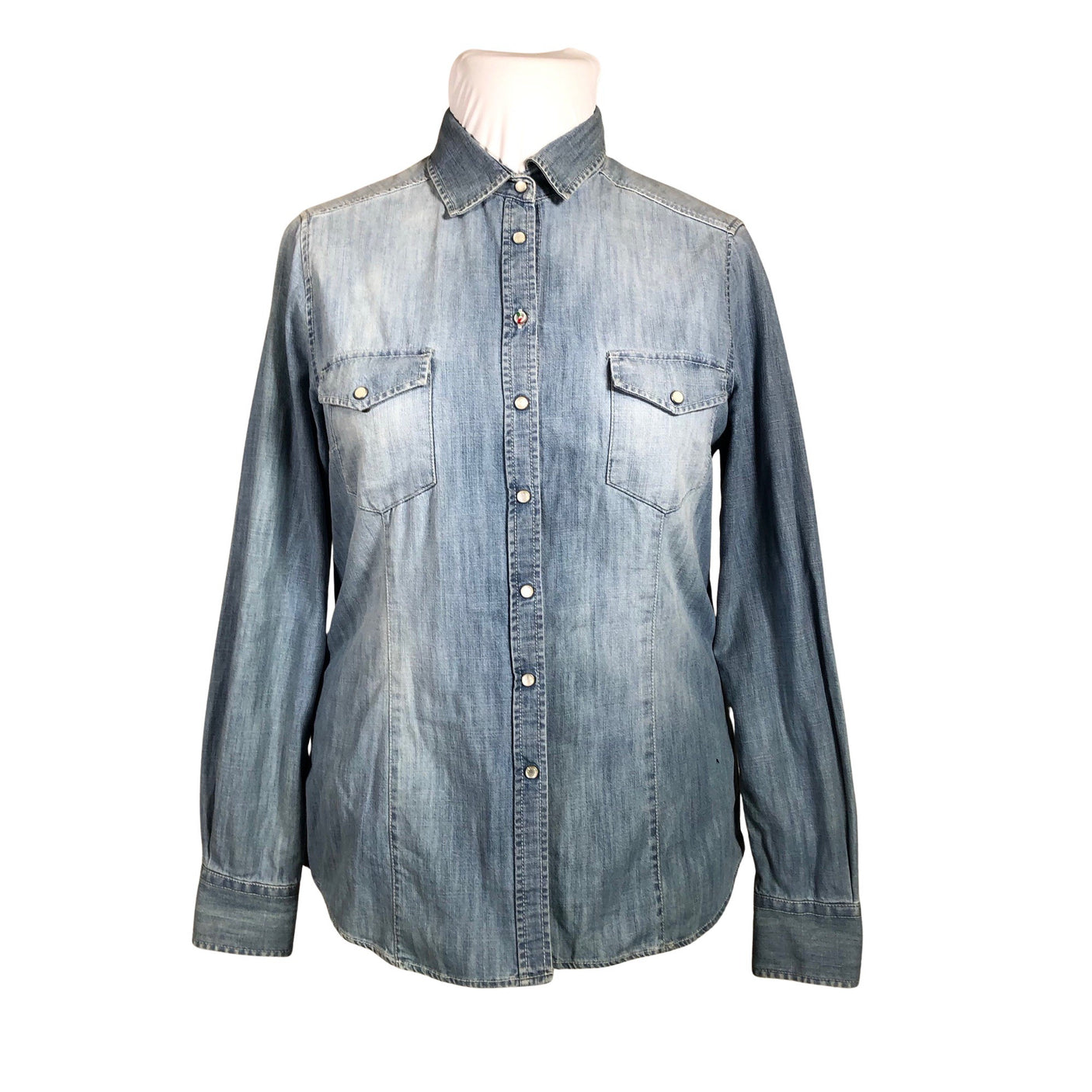 Unisex Boomerang - Teksasärk, suurus 42 - Helesinine (1)