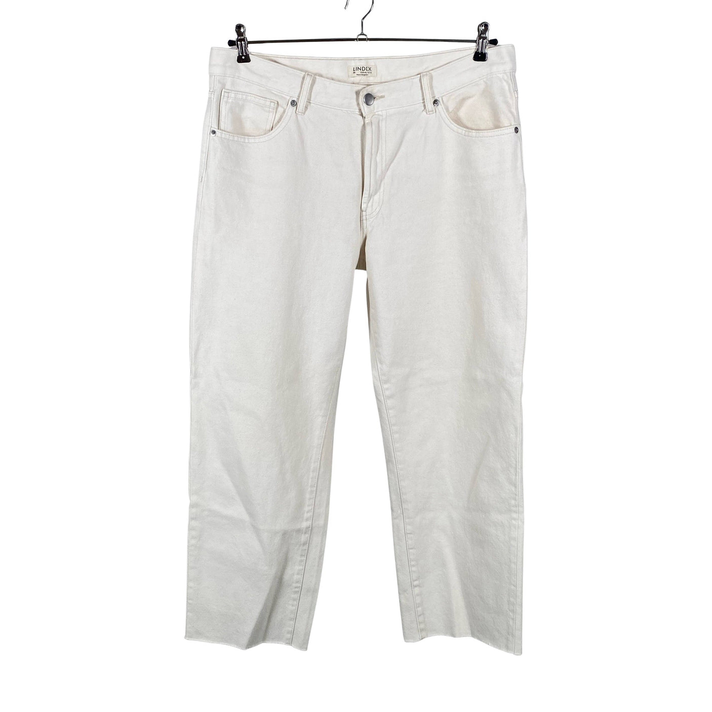 Unisex Lindex - Teksad, suurus 44 - Looduslik valge (1)