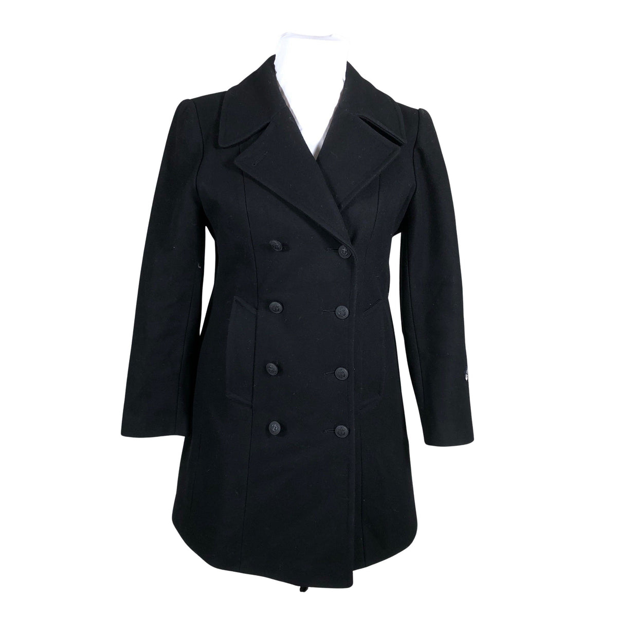 Unisex Michel Beaudouin - Villane mantel, suurus 42 - Must (1)