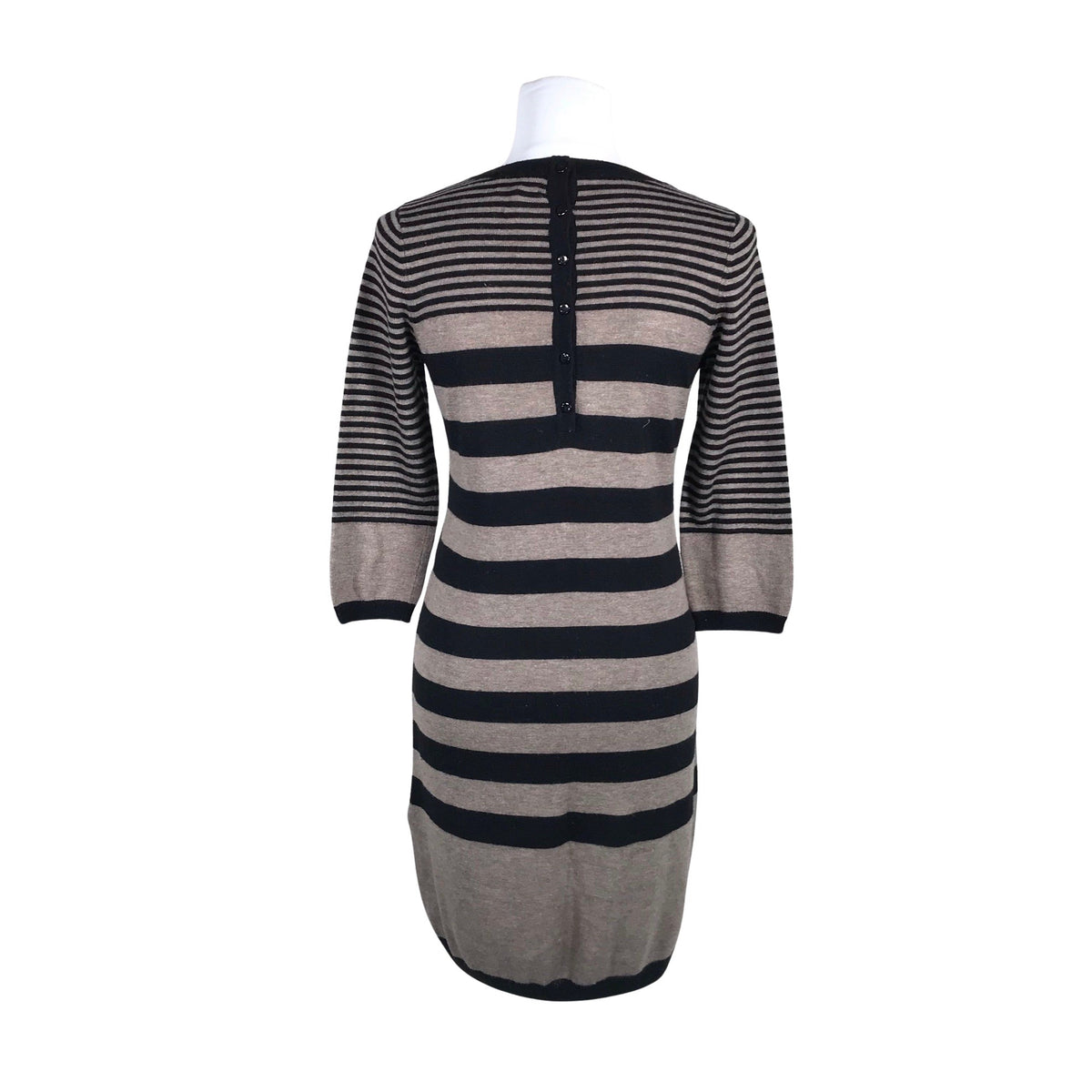 Unisex Noa Noa - Kootud kleit, suurus 34 - Pruun (2)