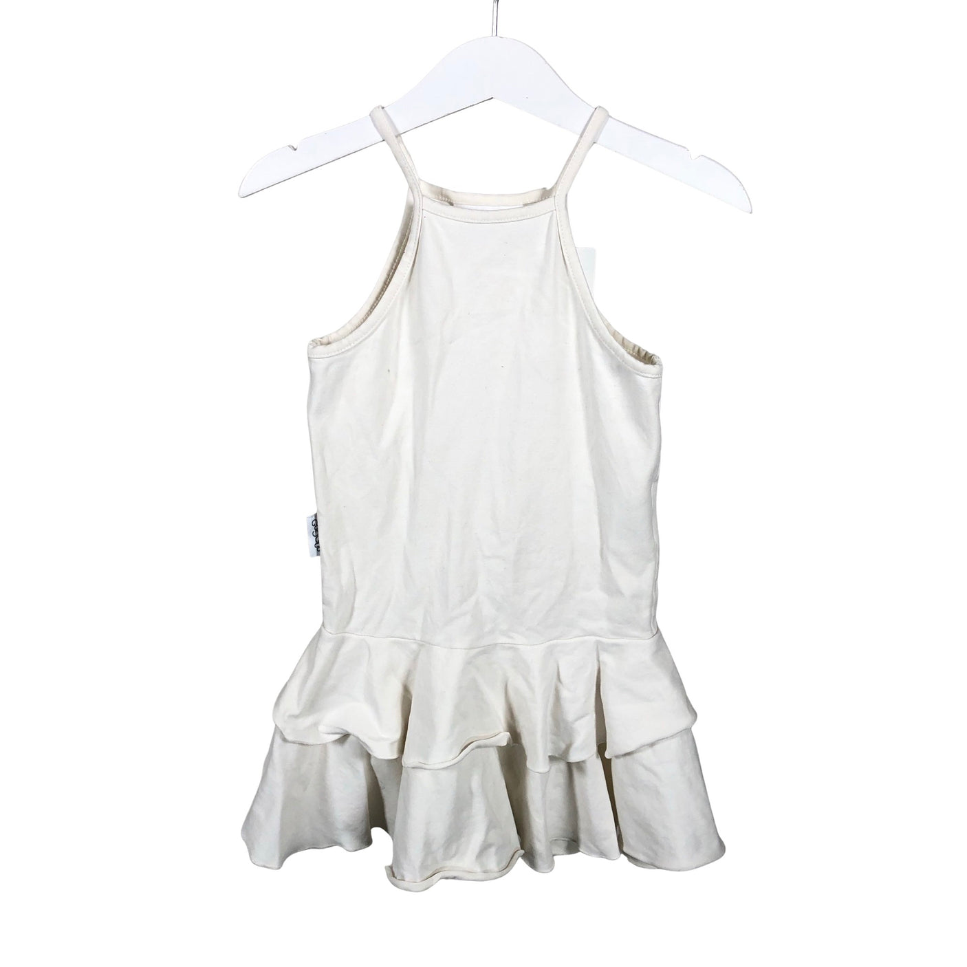 Unisex Gugguu - Trikotaažist kleit, suurus 104 - 110 - Looduslik valge (1)