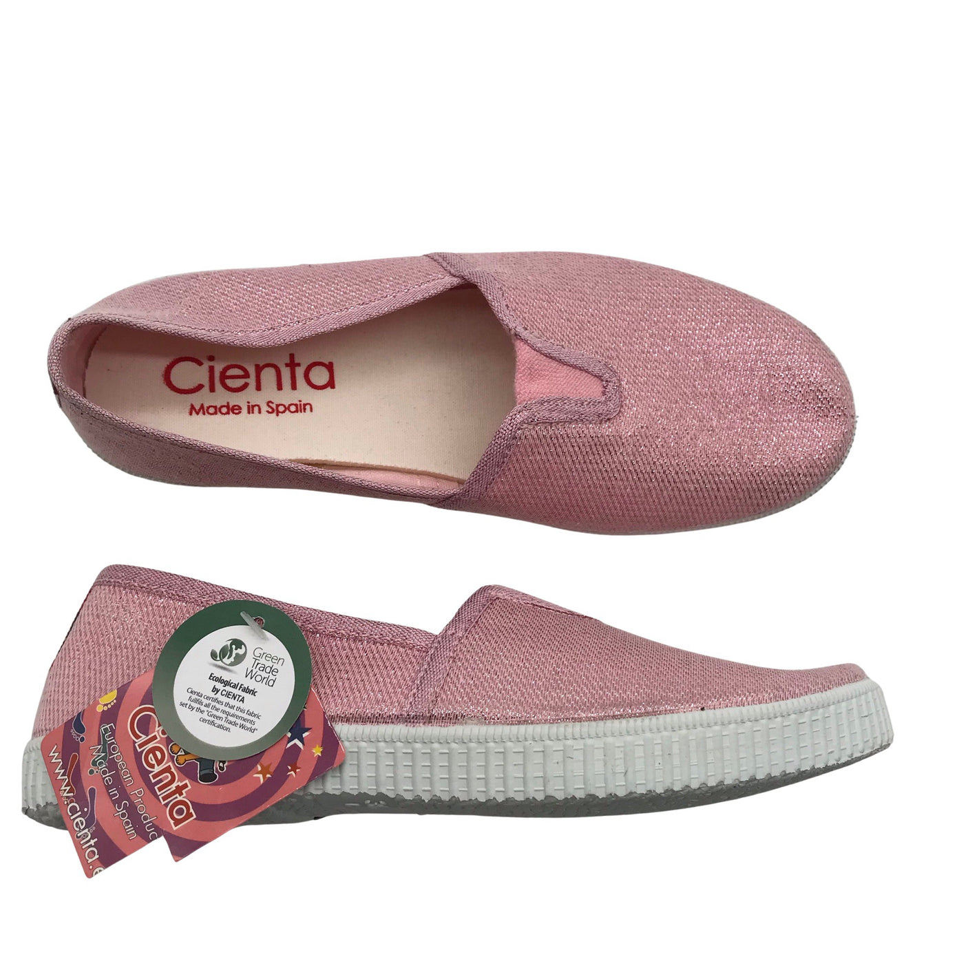 Unisex Cienta - Mokassiinid, suurus 36 - Heleroosa (1)