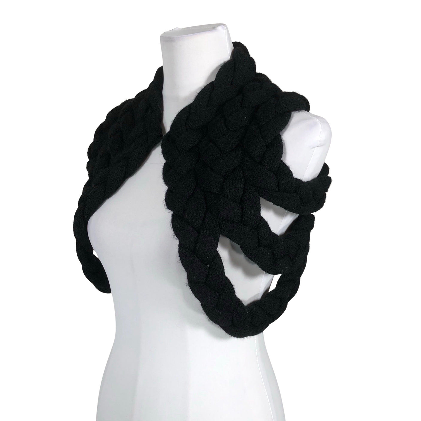 Unisex Celapiu - Kootud vest, suurus 36 - Must (2)