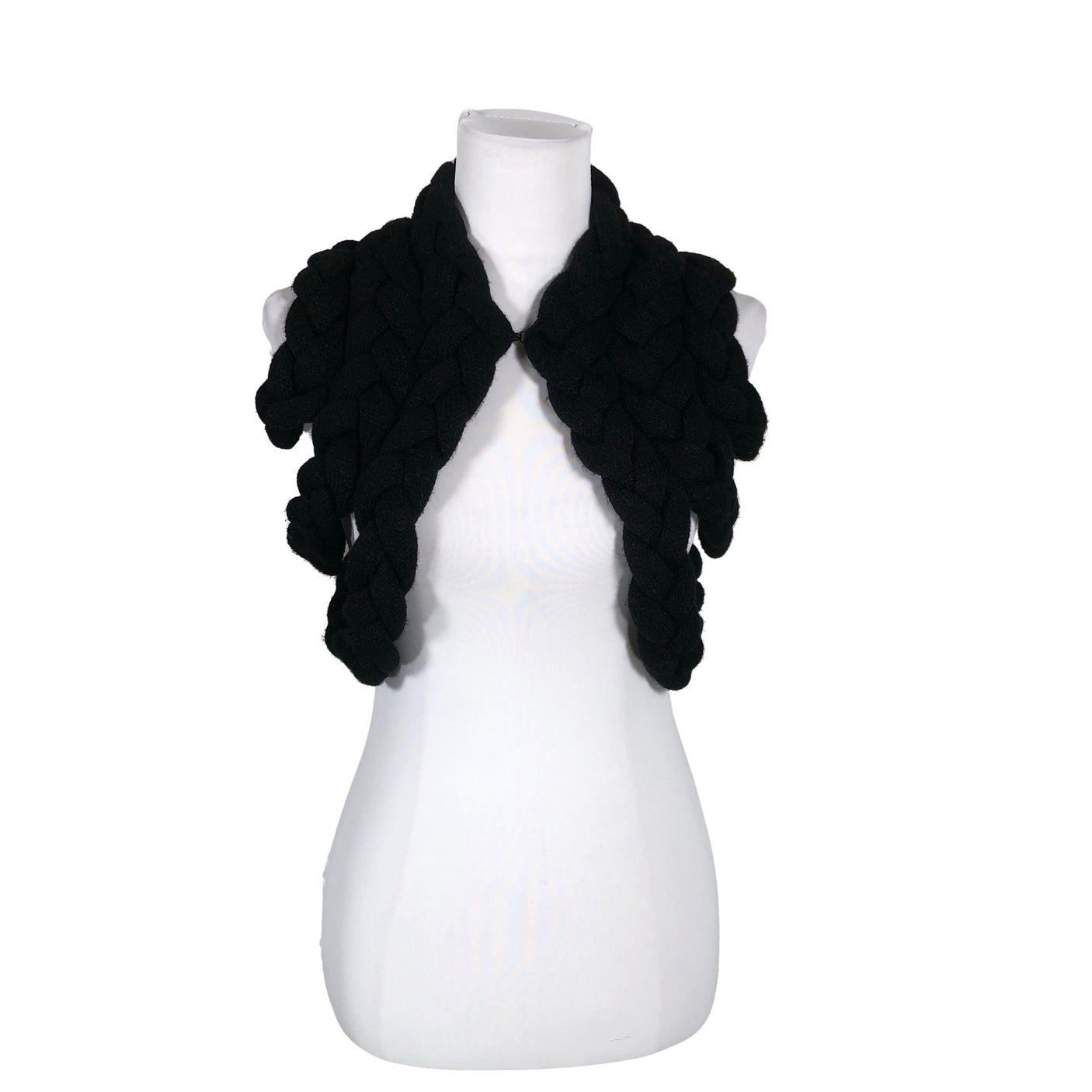 Unisex Celapiu - Kootud vest, suurus 36 - Must (1)