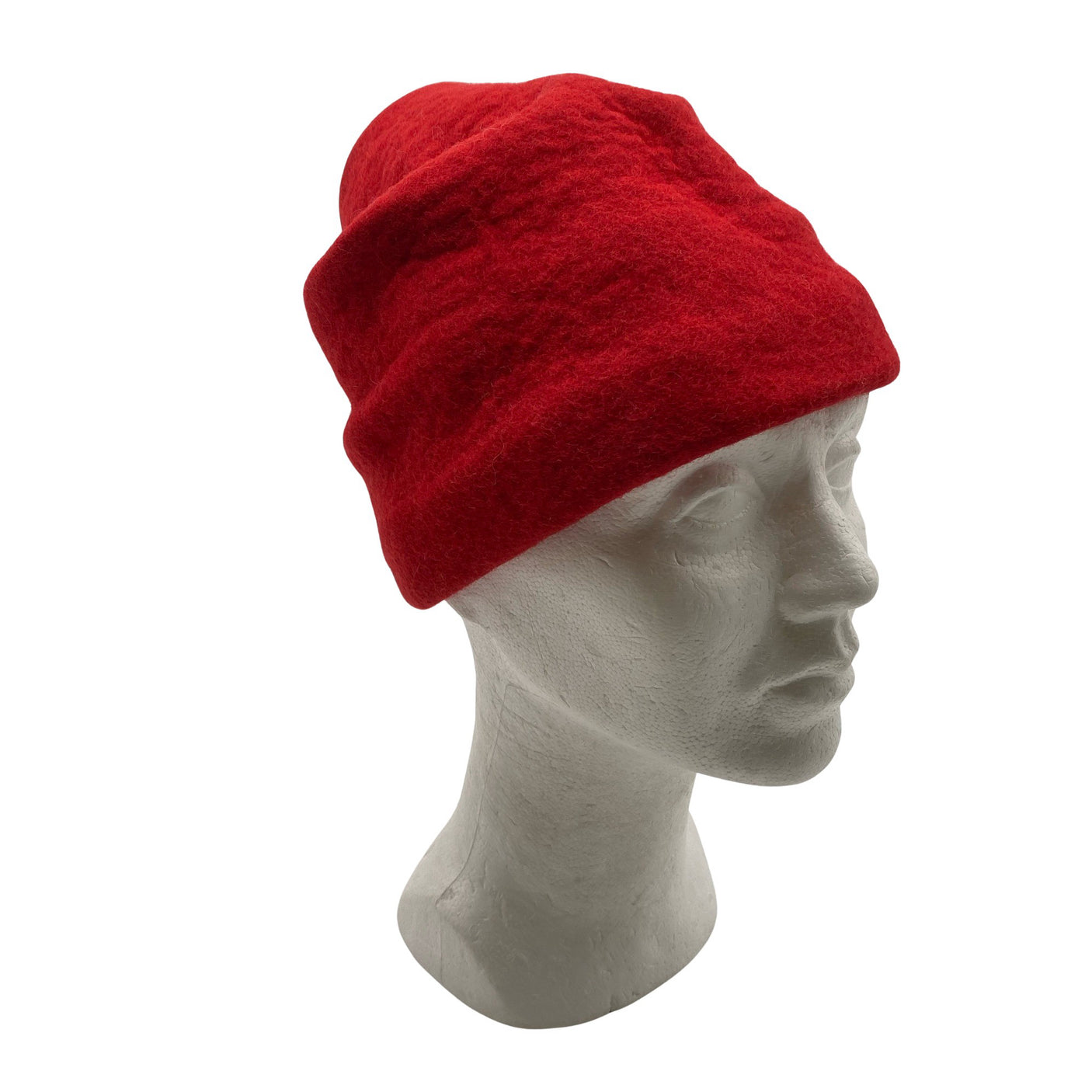Unisex Handmade - Talvemüts, suurus 58 - 60 cm - Punane (2)