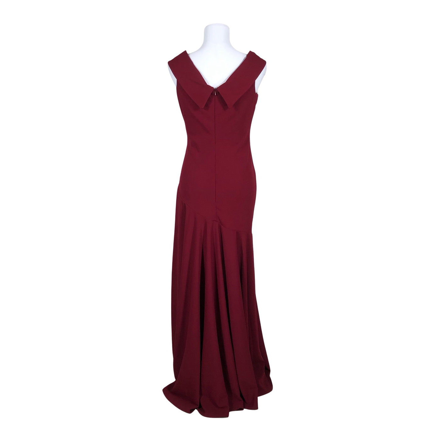 Unisex Goddiva London - Mitteveniv kleit, suurus 38 - Veinipunane (2)
