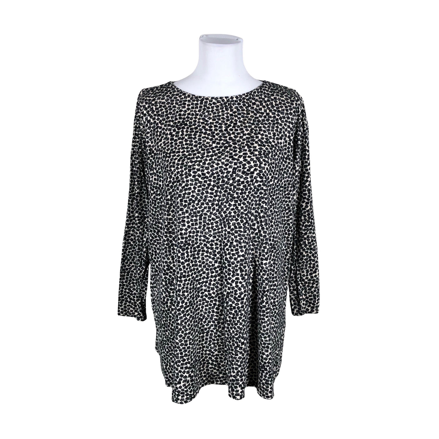 Unisex Nanso - Trikotaažist tuunika, suurus 38 - Must (1)