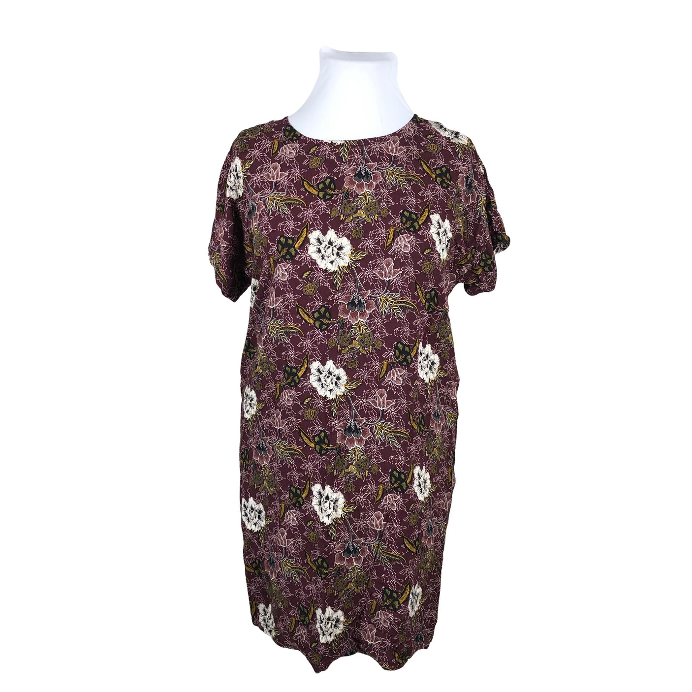 Unisex Soyaconcept - Õhuke kleit, suurus 42 - Veinipunane (1)