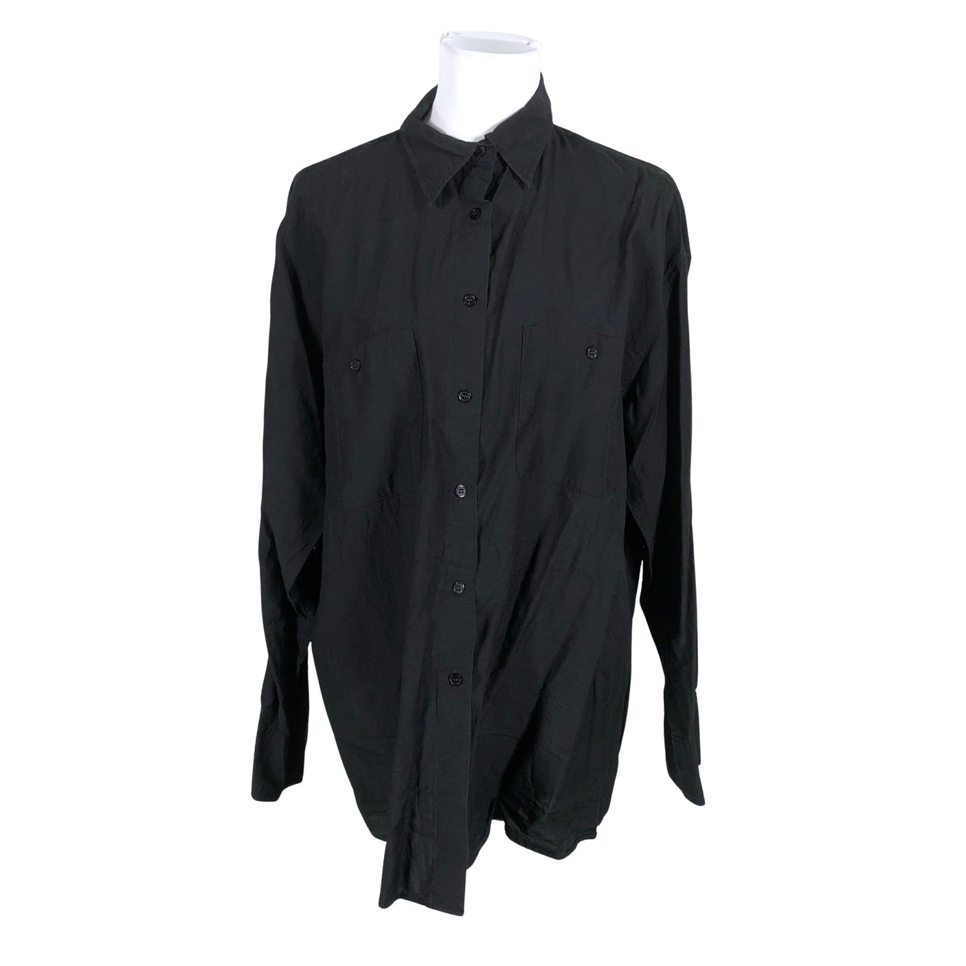 Unisex Filippa K. - Collared shirt, size 40 - Black