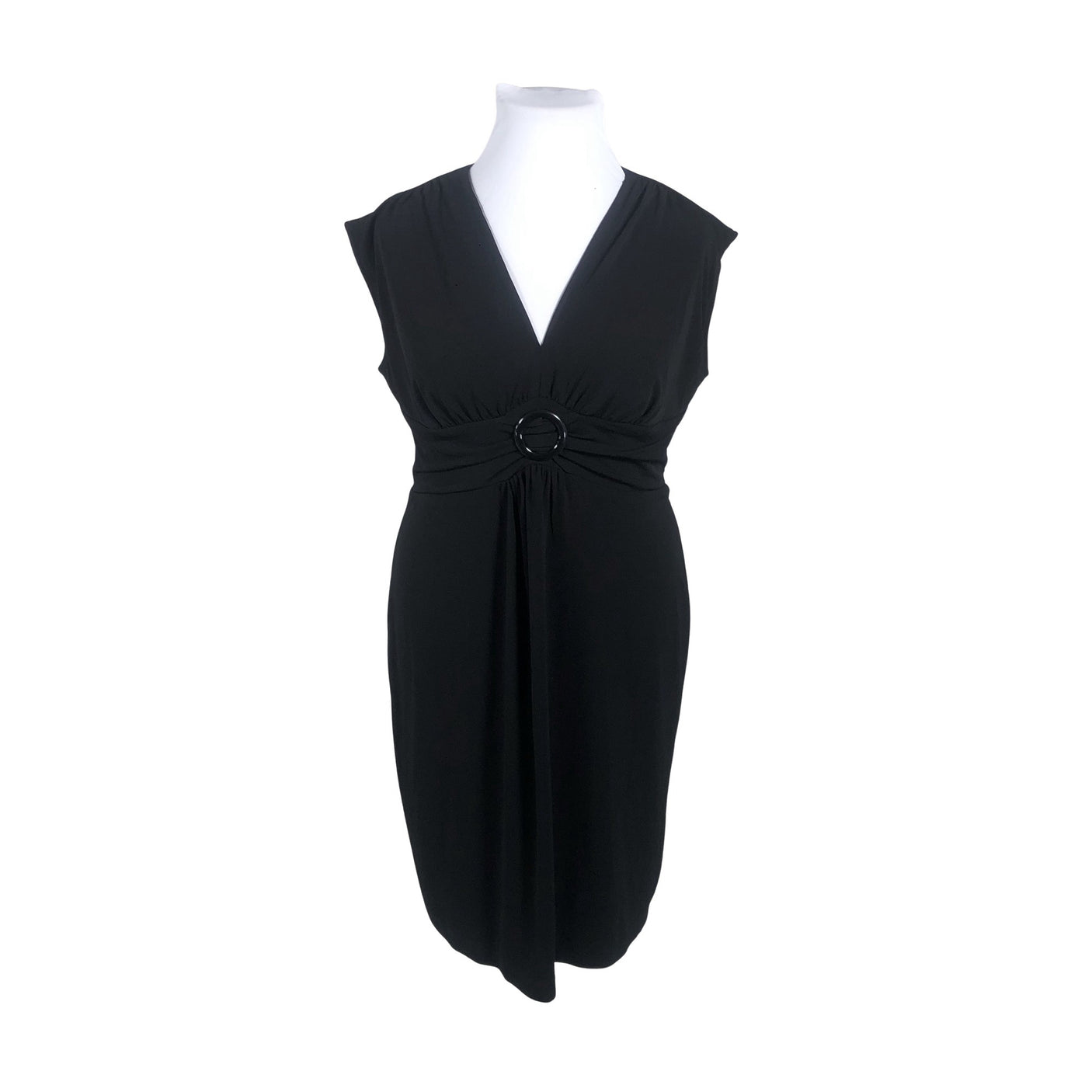 Unisex Glamour - Trikotaažist kleit, suurus 44 - Must (1)