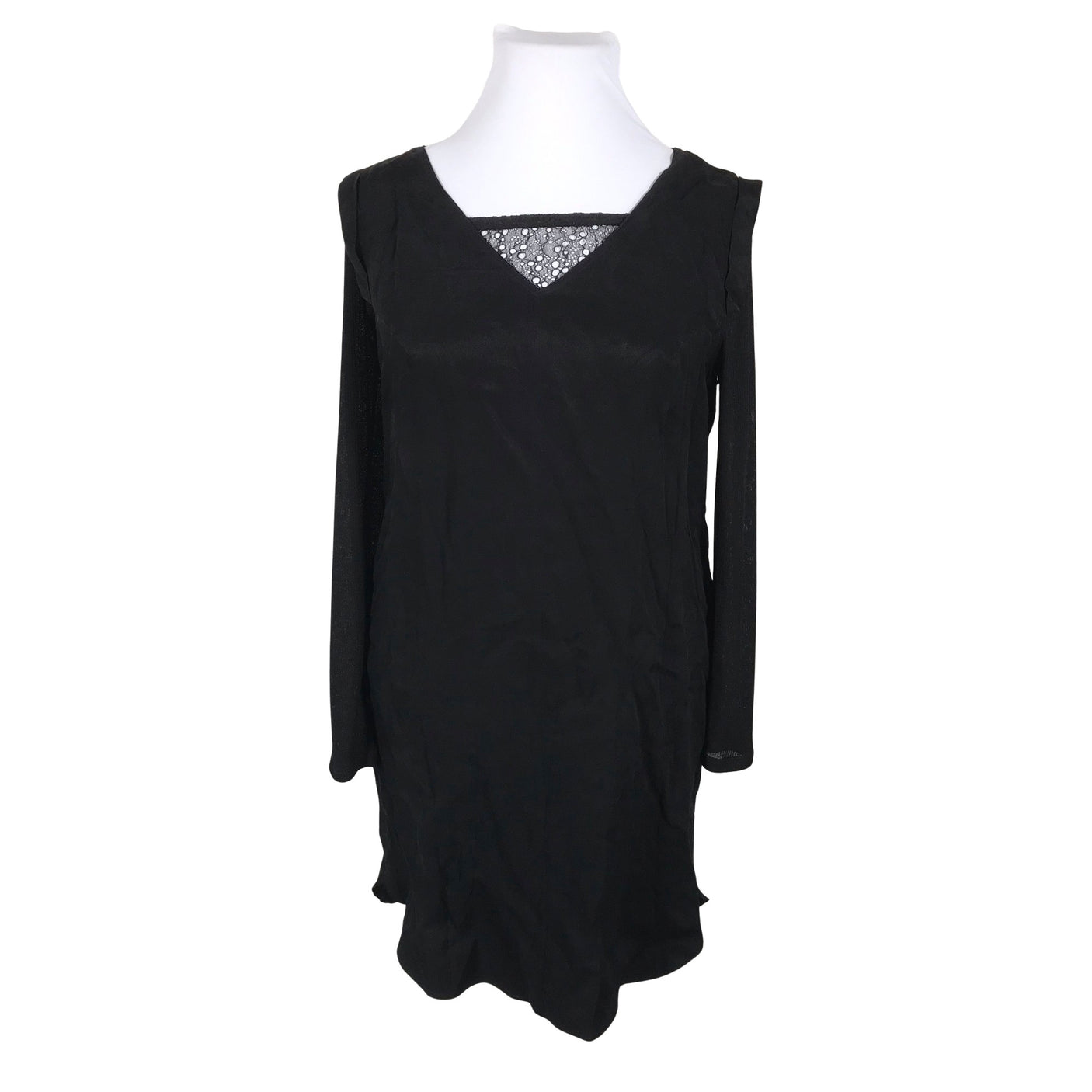 Unisex Hugo Boss - Schiffon dress, size 42 - Black