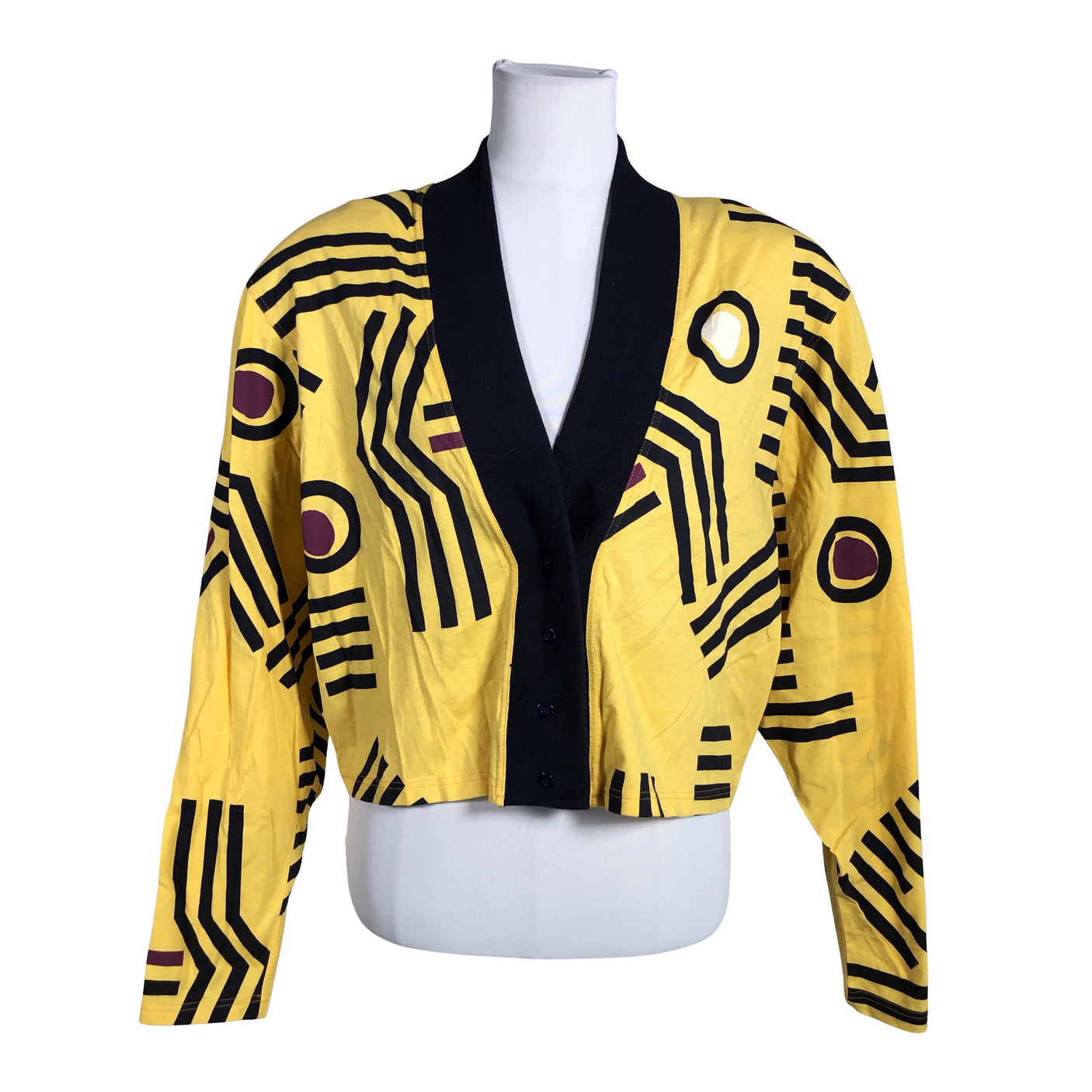 Unisex Marimekko - Kardigan, suurus 40 - Kollane (1)
