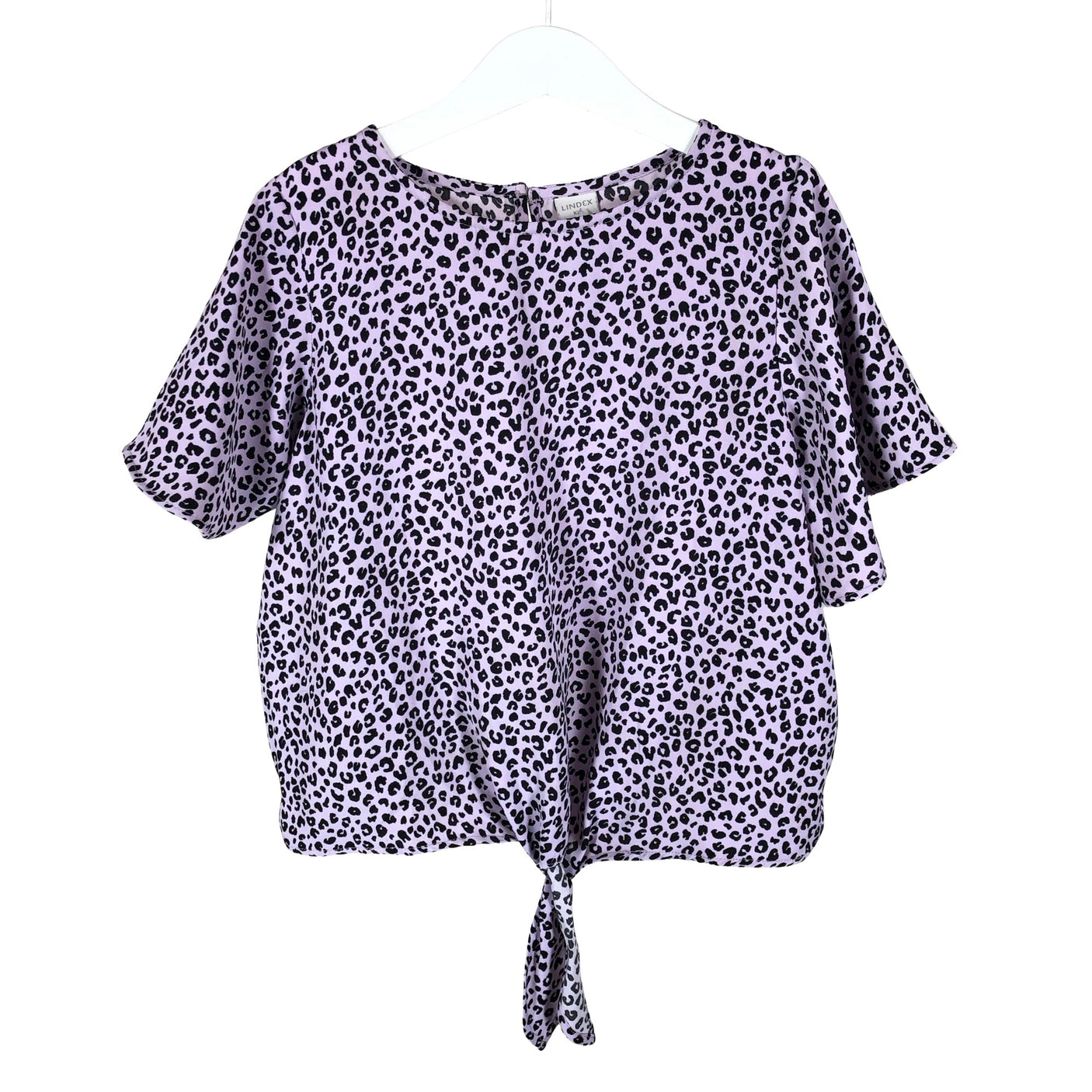Unisex Lindex - Lühikeste käistega pluus, suurus 134 - 140 - Lilla (1)