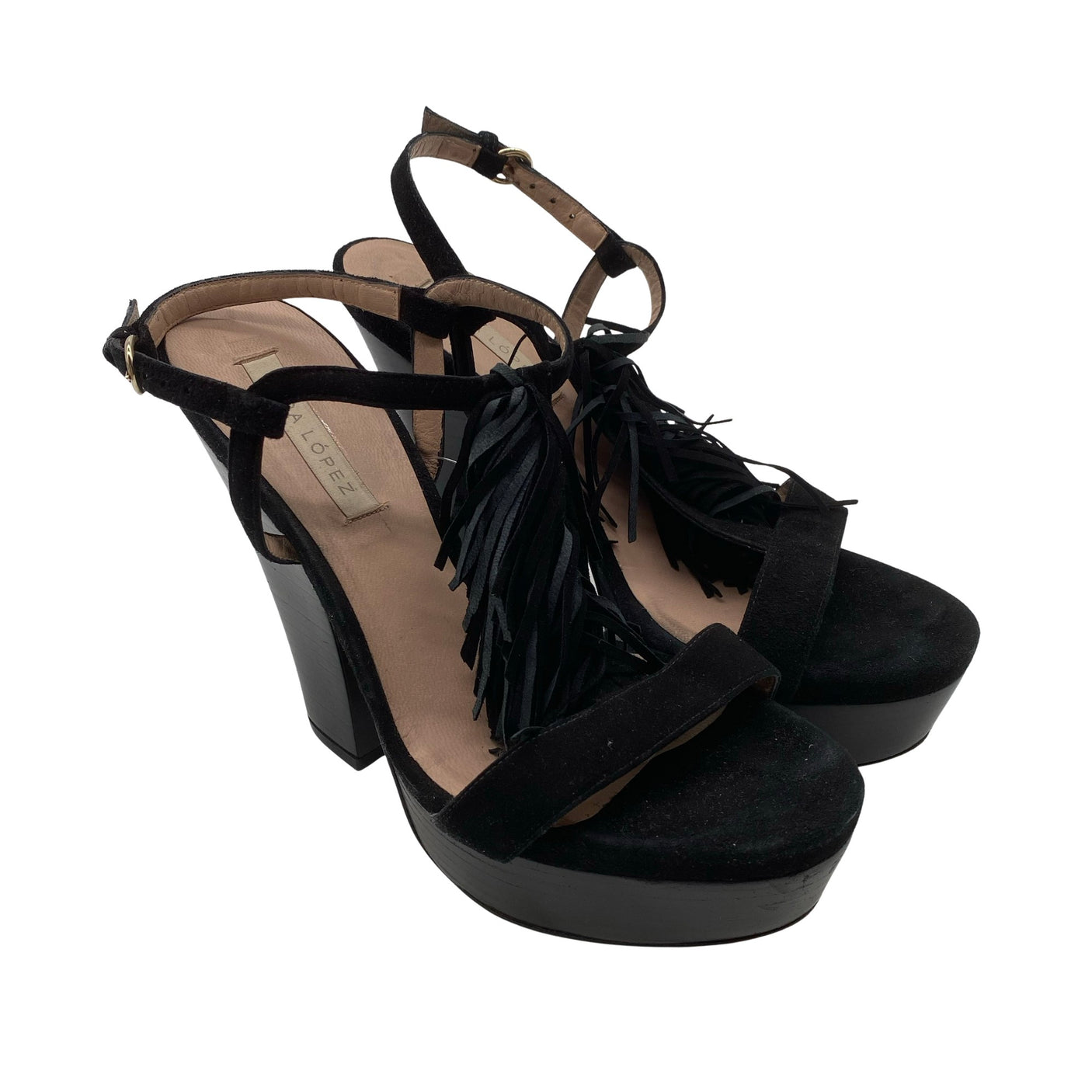 Unisex Pura Lopez - Kontsaga rihmikud, suurus 36 - Must (3)