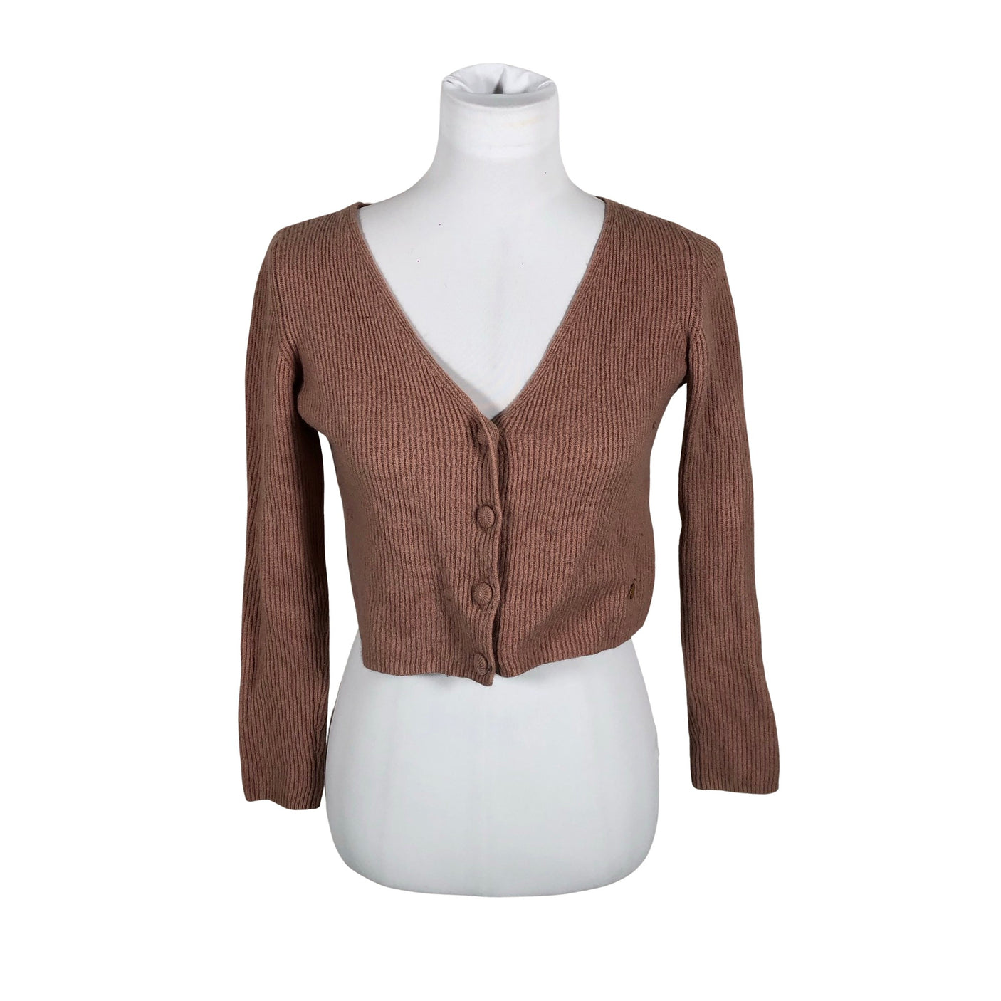 Naisten Kaiko - Neuletakki, koko S - Vaaleanpunainen