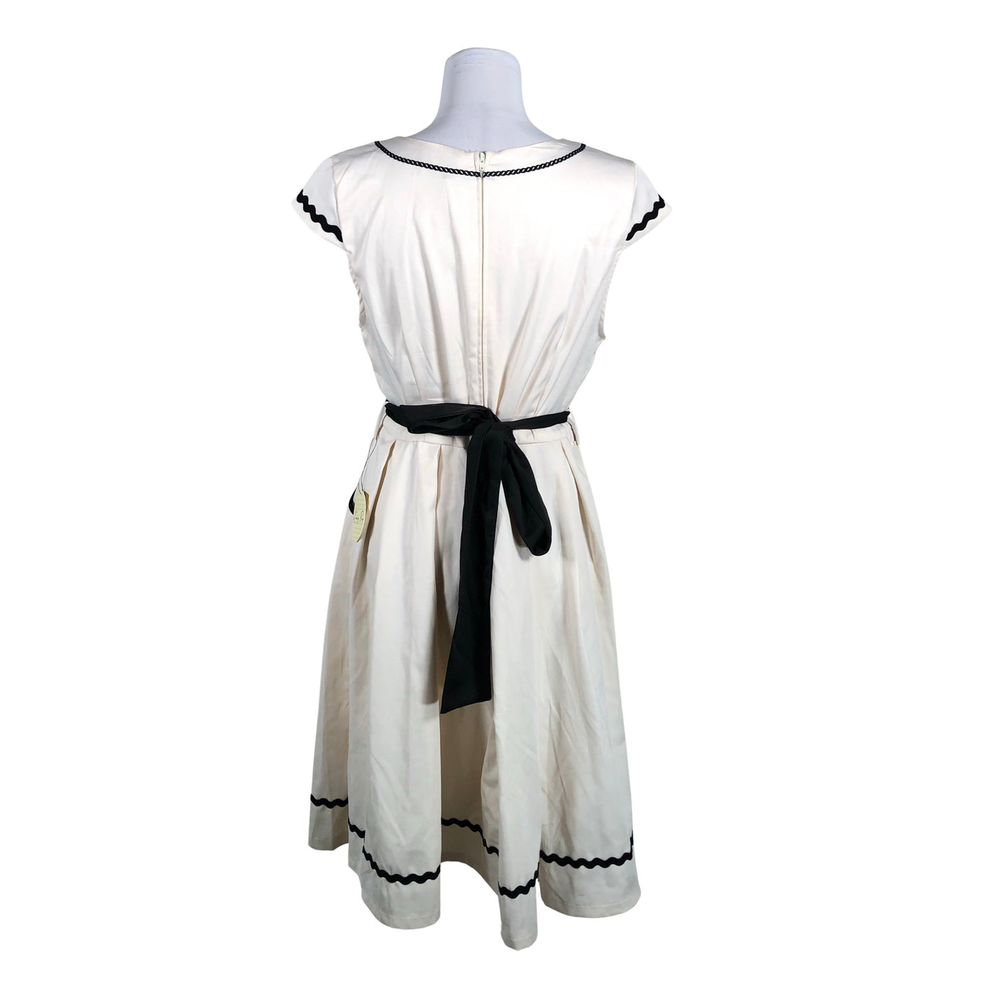 Unisex Lindy Bop - Mitteveniv kleit, suurus 40 - Looduslik valge (2)