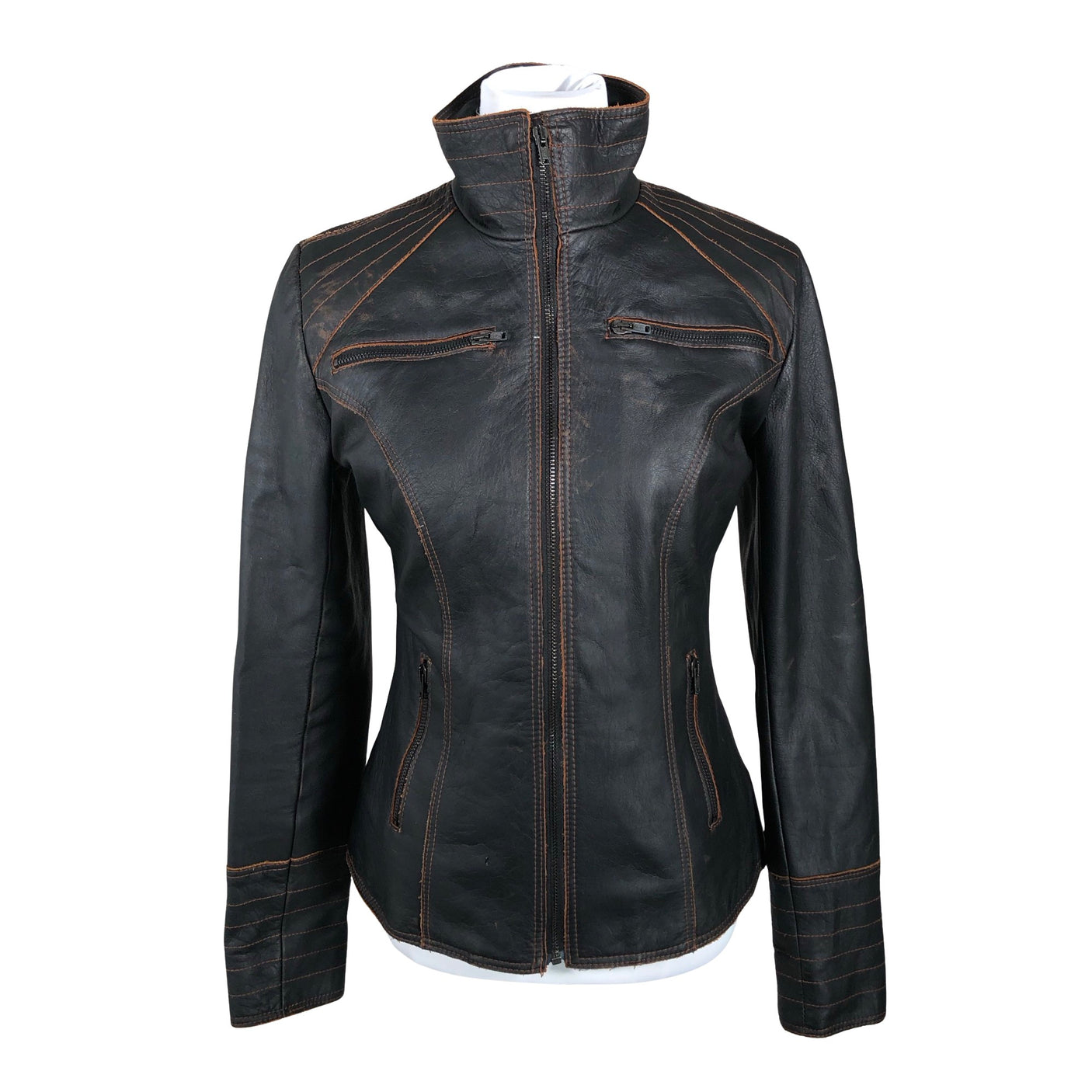 Unisex Karrax - Nahktagi, suurus 38 - Must (1)